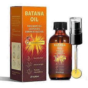 Huile Batana pour la croissance des cheveux,Huile de croissance des cheveux Batana pour femme,Huile de graines de citrouille et huile de ricin pour le renforcement des cheveux,Huile de batana et de romarin,Répare Damag