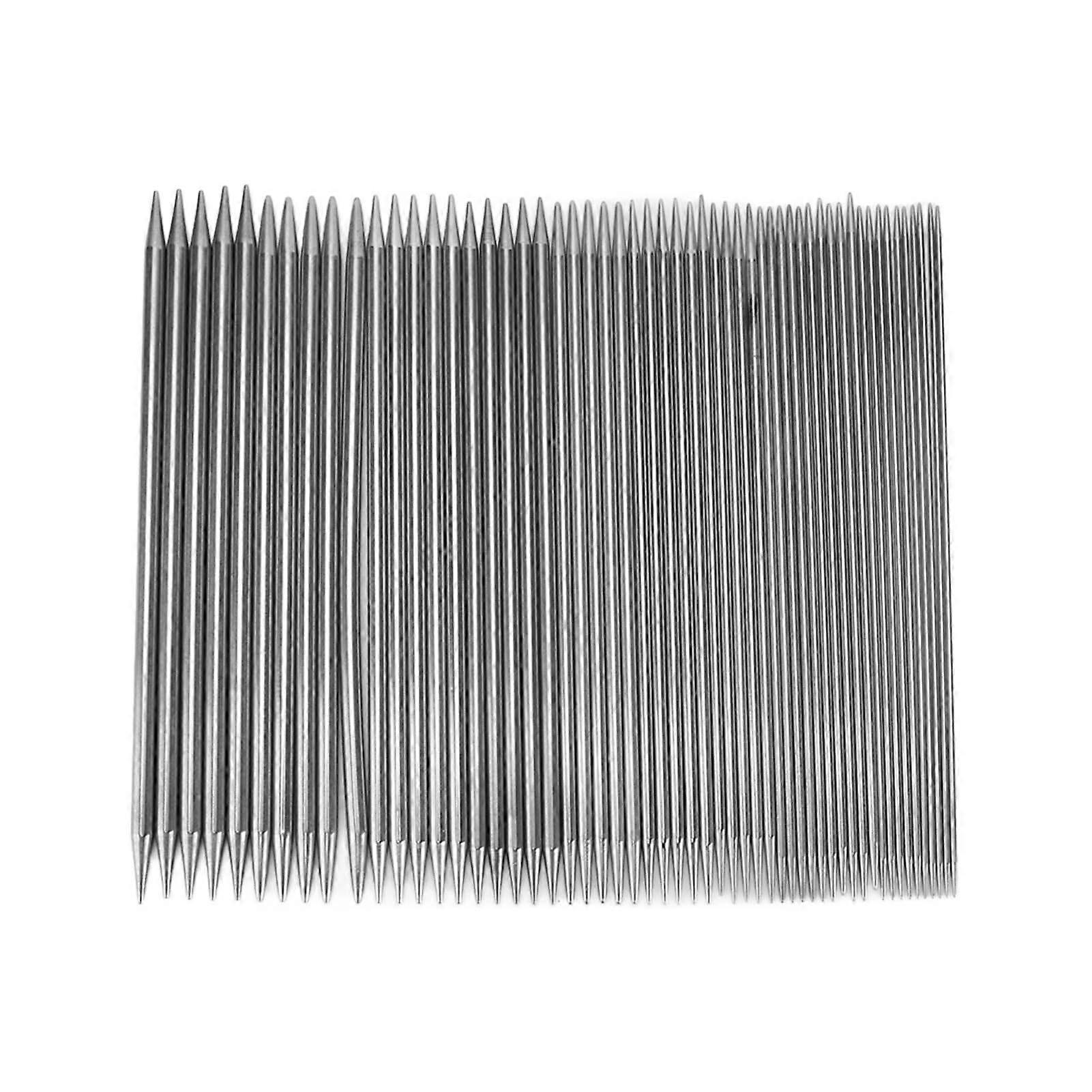 2025 dernier modèle 55pcs aiguille à tricoter à double pointe en acier inoxydable