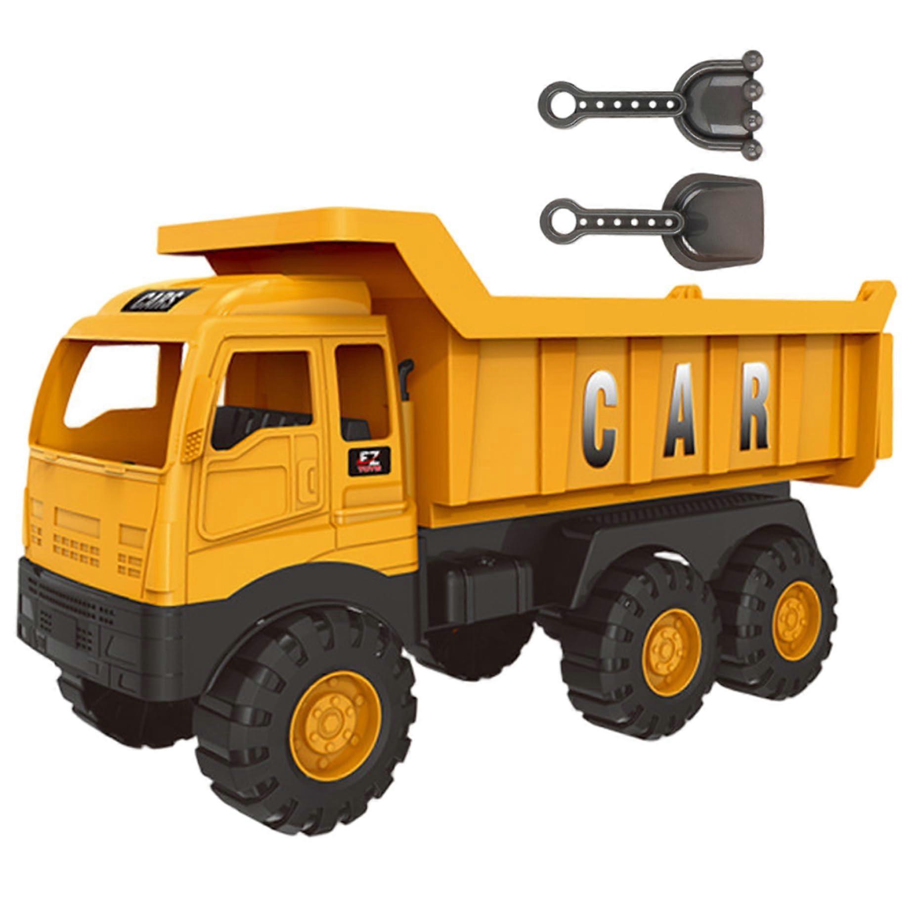 Sandbox LKWs Plastic Construction Toy Trucks for Kids Ages 3-8, Outdoor Beach Sand Play Excavator Set