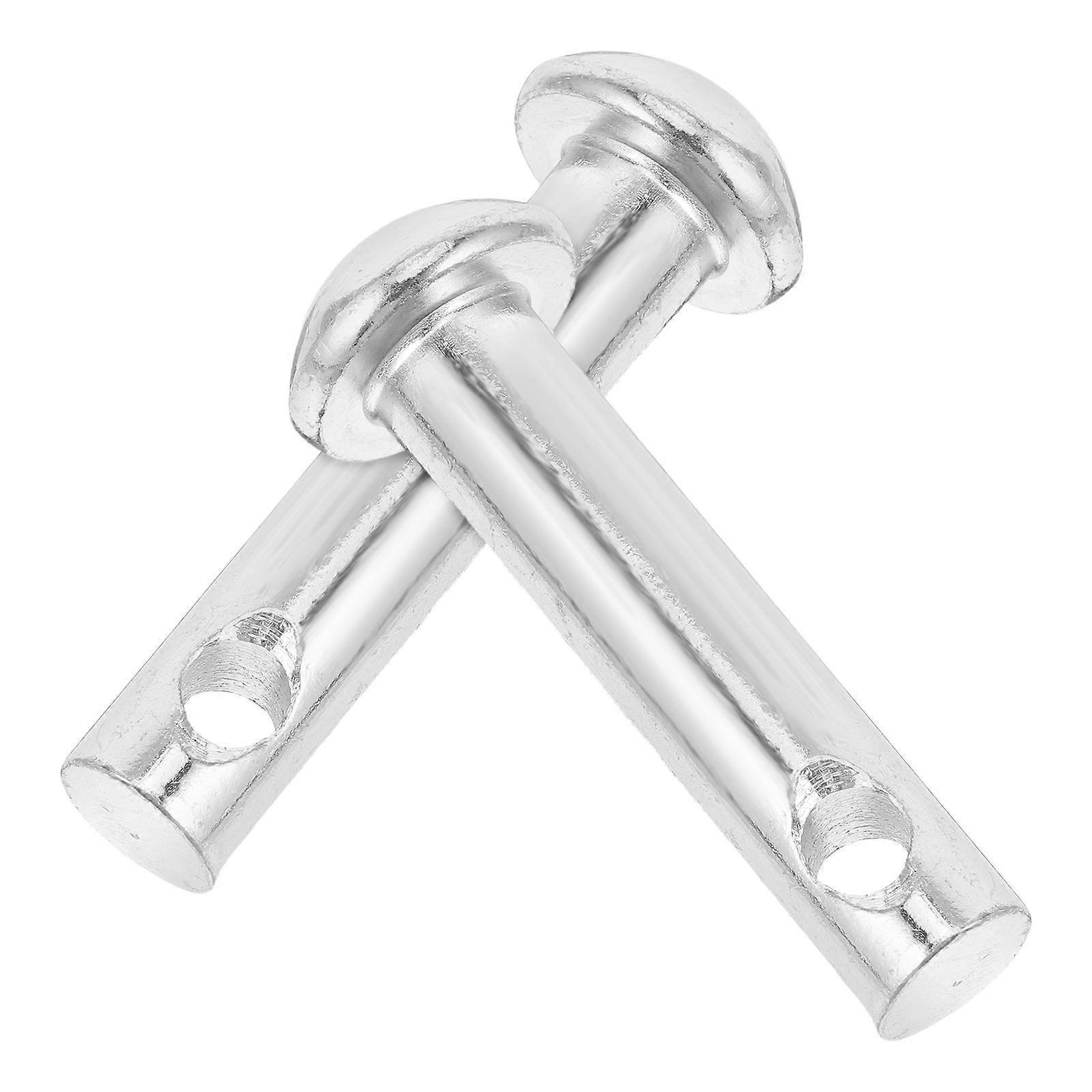 Metal Hammock Pin Heavy Duty Hammock Chair Bolt Secure Connection Stable Support Outdoor Use Patio Porch 8.00X2.60X2.60CM 2Pcs