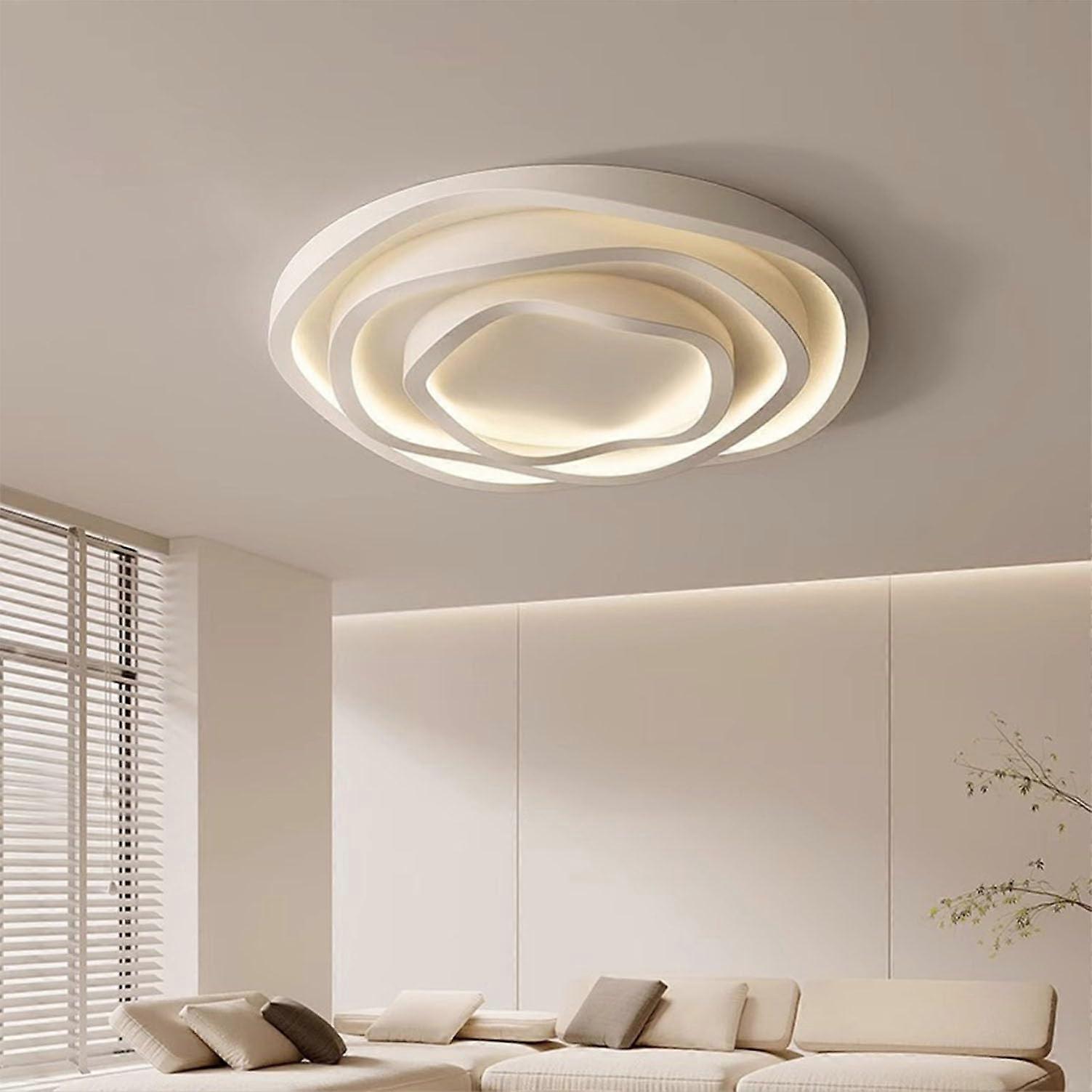 Modern Flower LED Ceiling Light, Dimmable, Rose Flower Ceiling Light, Modern Minimalist Ceiling Light with Remote Control