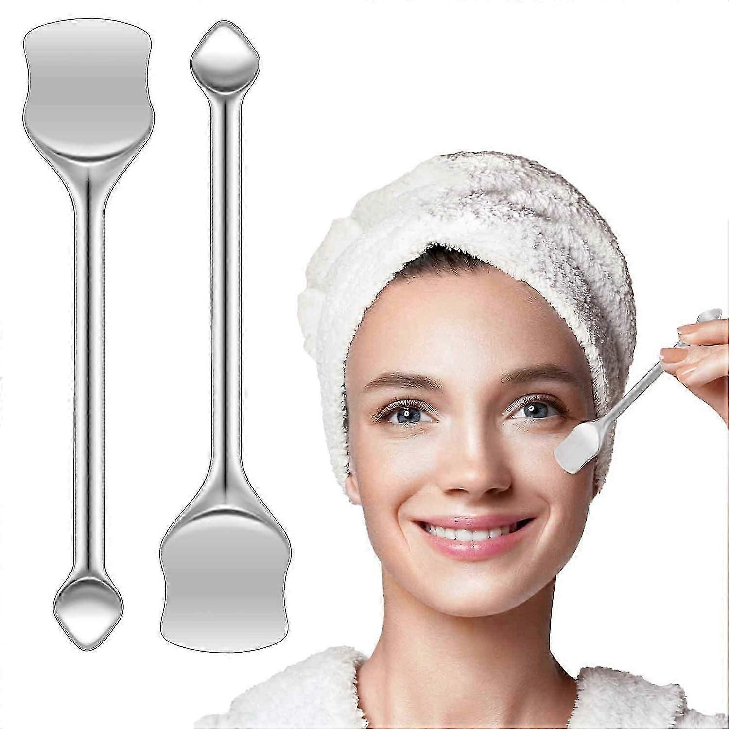 Outil de nettoyage des points noirs, Outils de nettoyage des pores, Spatule d’autolaveuse de la peau en acier inoxydable, Nettoyeur de pores, Grattoir pour le visage, Extracteur d’acné léger pour soins de la peau T