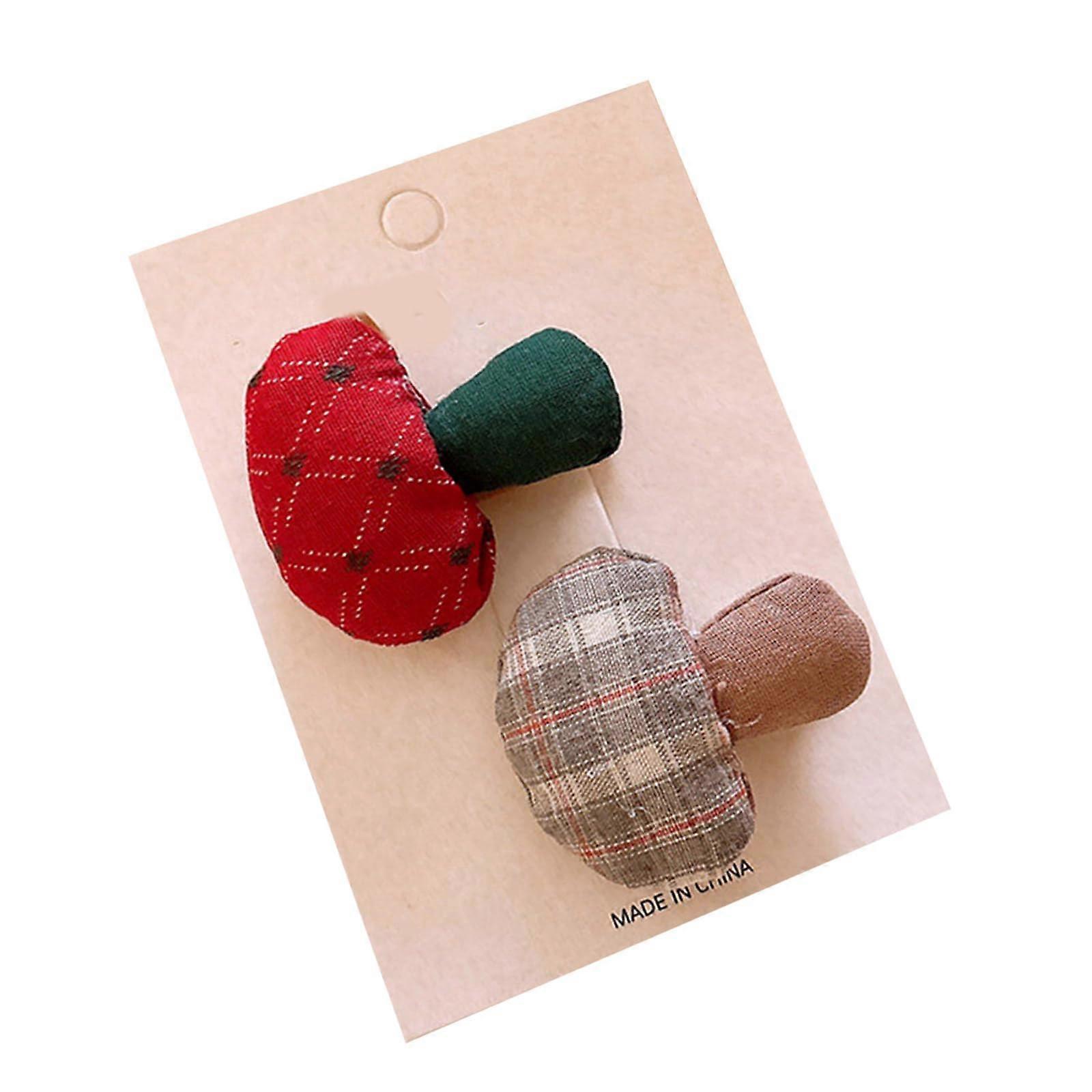 Pretty mushroom hair clip for kids, durable hairpin, children's fashion, hair clip for special occasions Ref: 9758