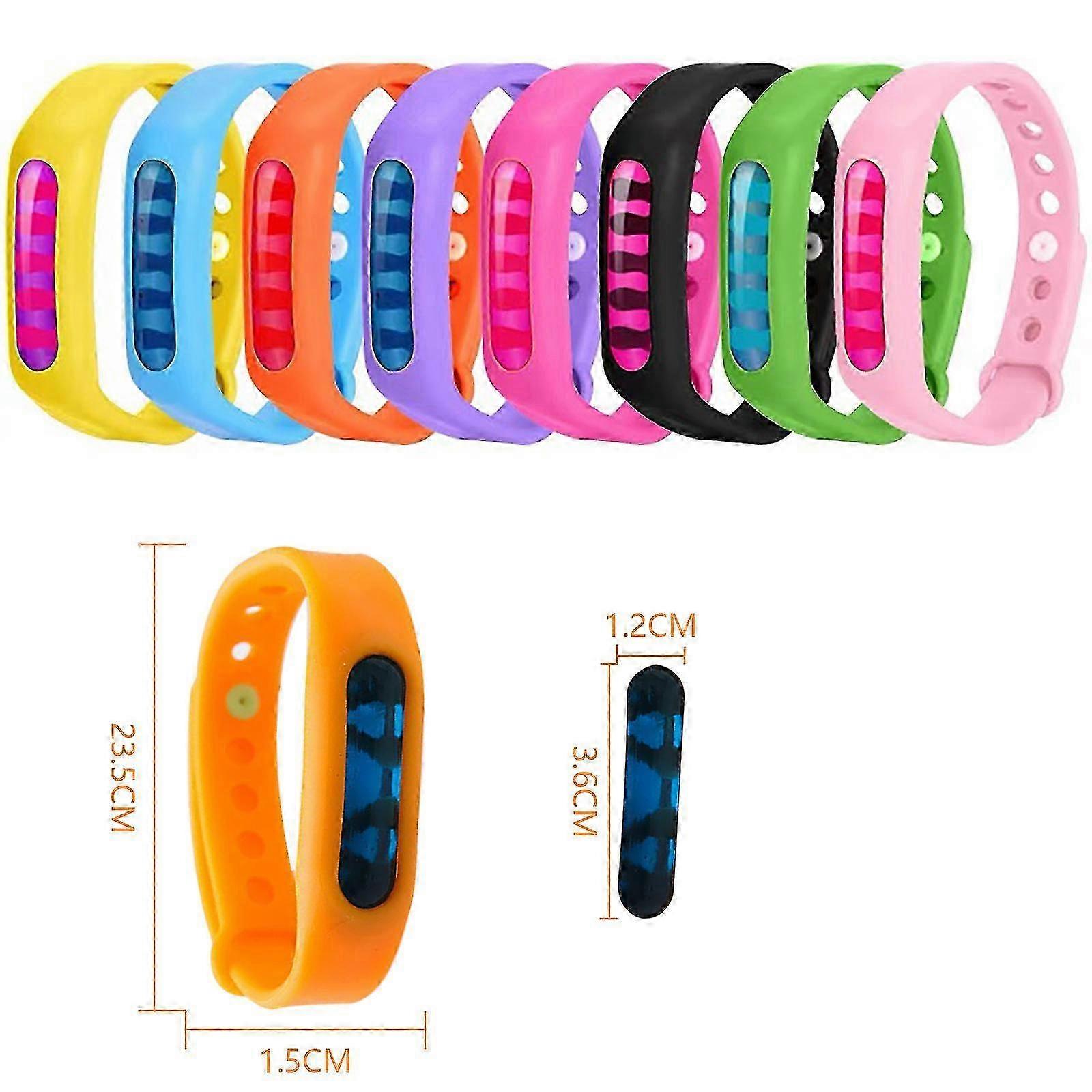 8 Pcs Hand Bands for Mosquito and Tick Repellence