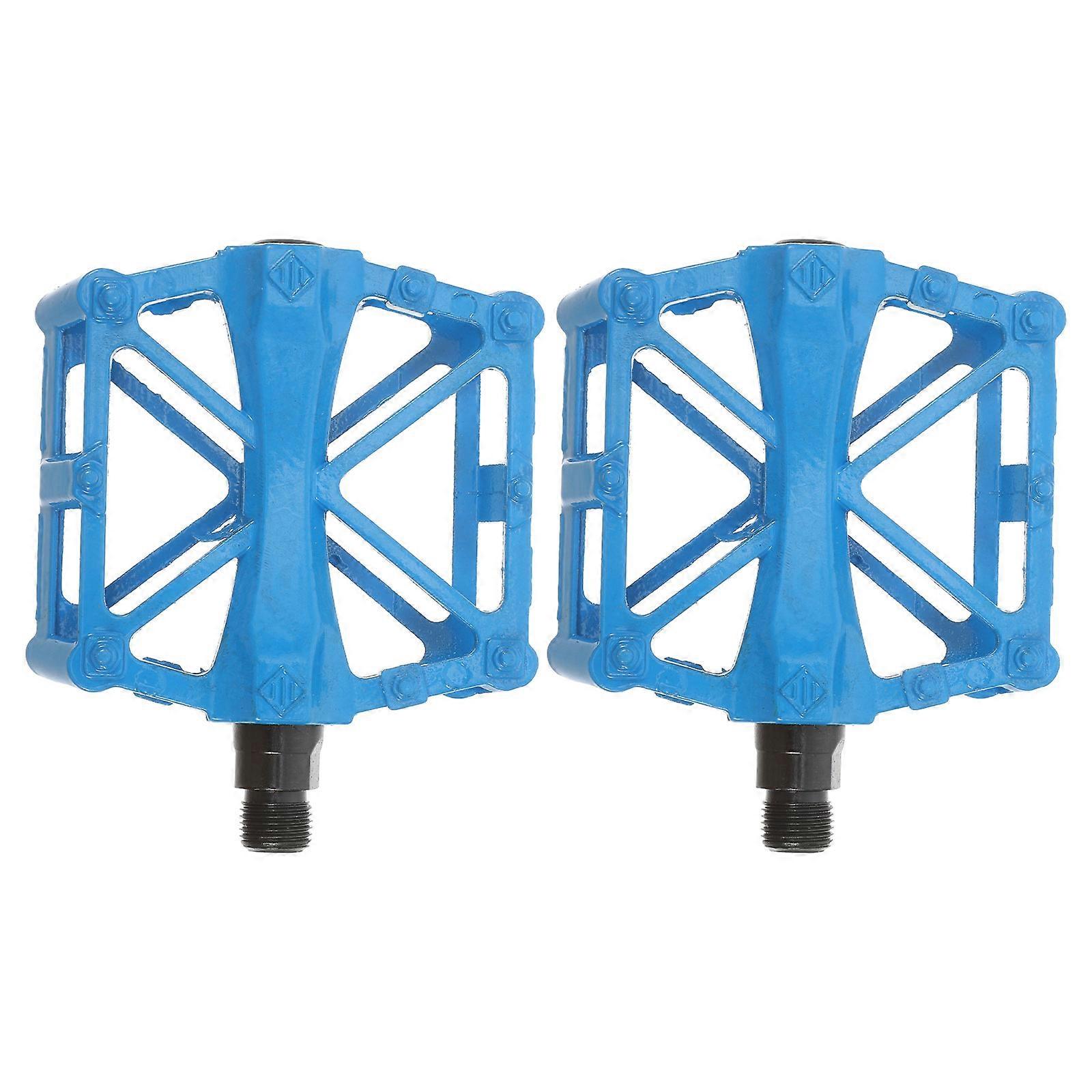 Aluminium Alloy Bike Pedal Pair   Multi Purpose Rolling Beads Design for Road & Mountain Bikes, Durable & Easy to Install for Commuting & Recreation