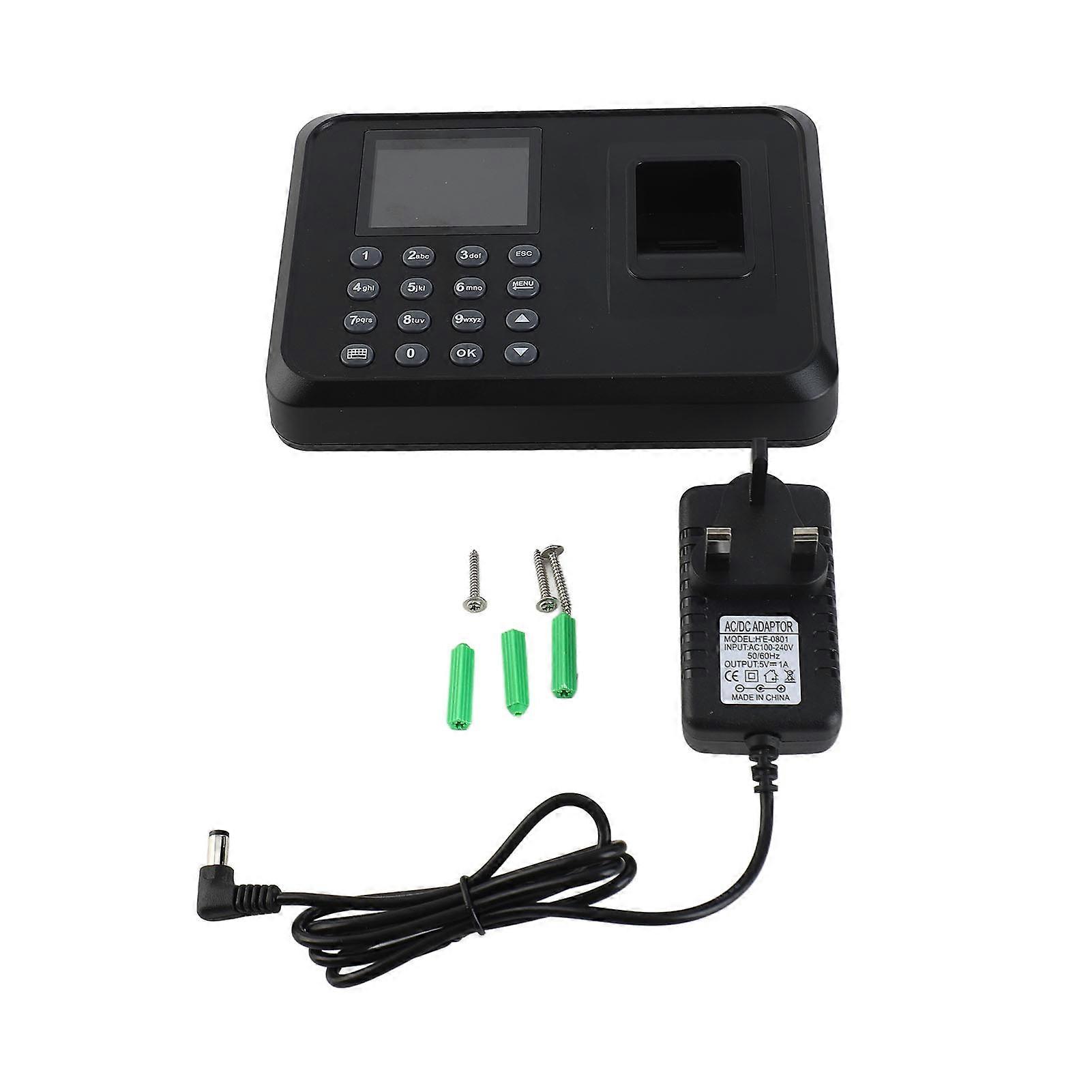 Time Attendance Machine 2.8inch TFT LCD Display Screen Fingerprint Attendance Machine for Office School