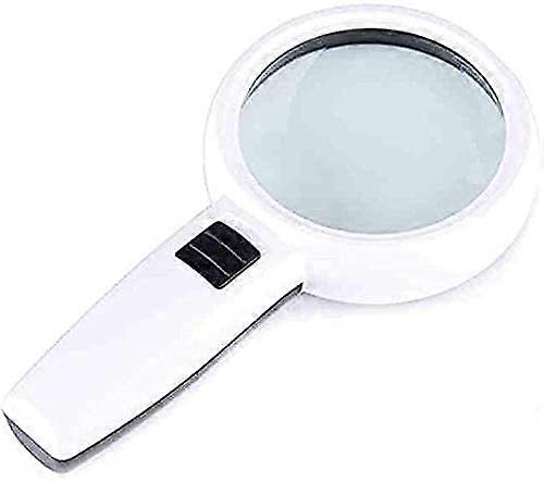 Bildungshobby Magnifying glasses, large magnifier with 30x magnification and lightweight HD magnification for older children, reading magnifier.