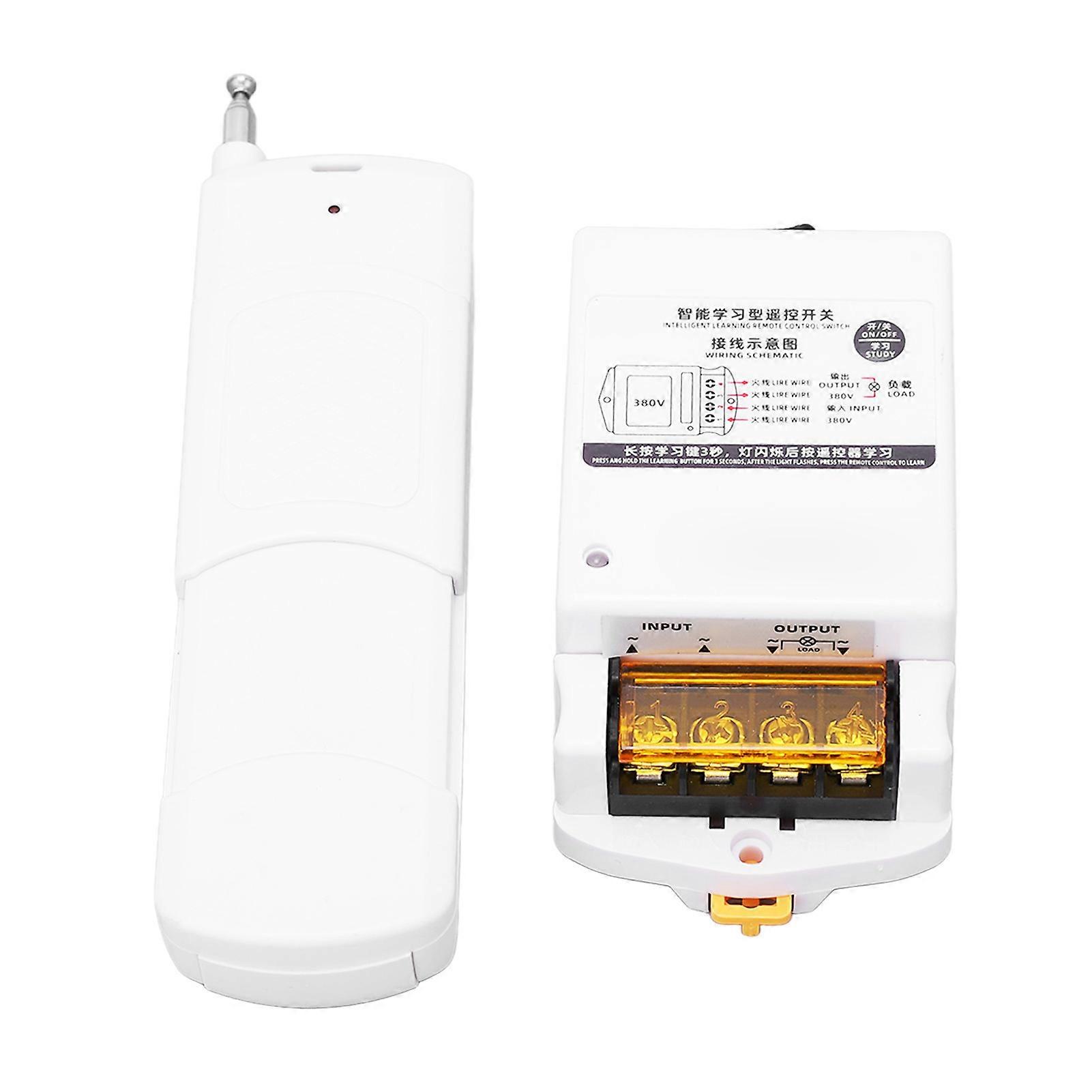 Smart RF Remote Control Switch Multifunctional Wireless Switch for Alarm and Water Pump AC 380V