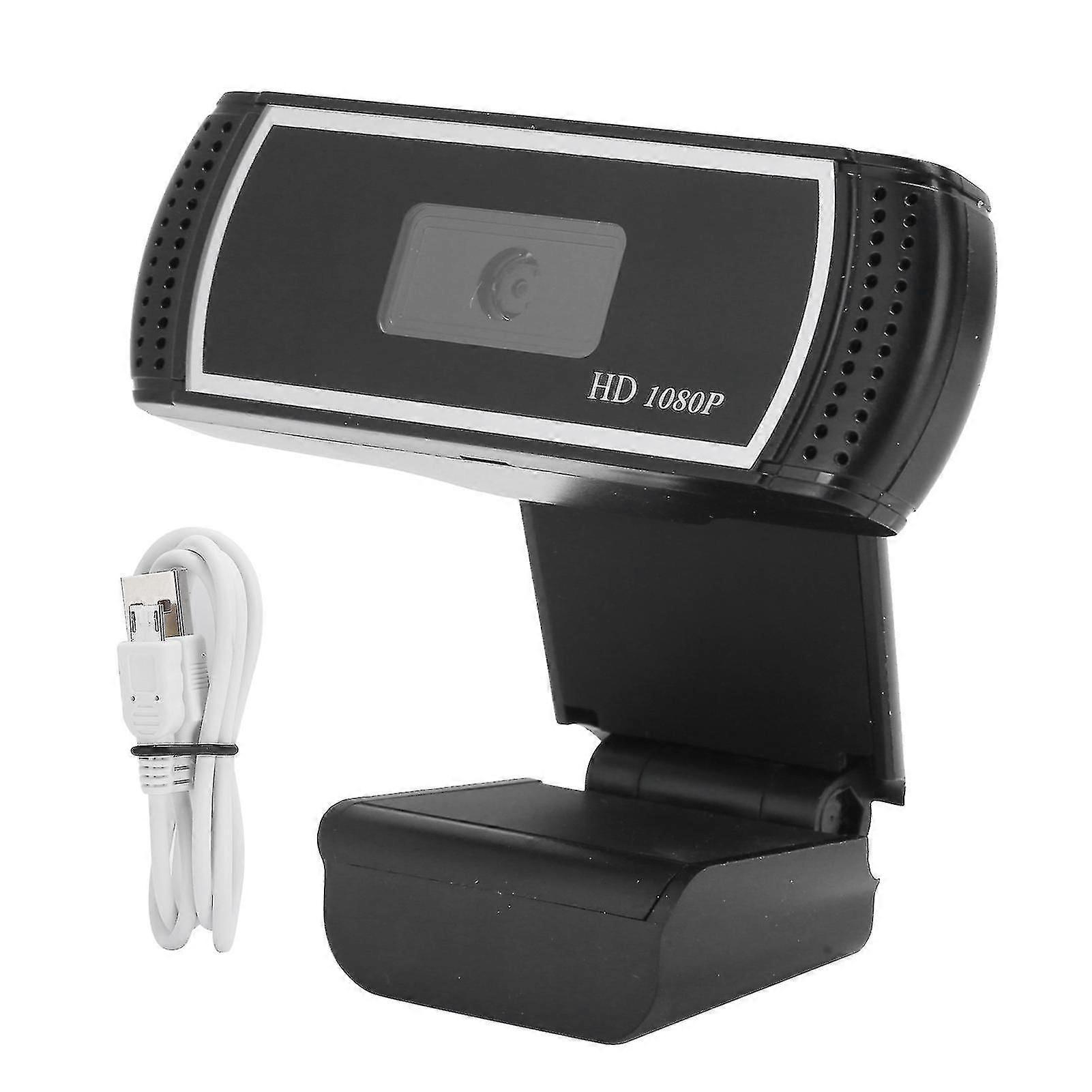 5Mp Hd Usb Computer Camera Auto Focusing Webcam W/ Microphone For Live Broadcast