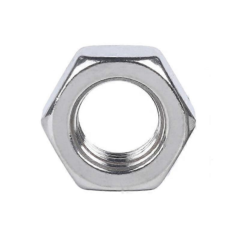 Hex Nuts M10 Galvanised Steel DIN 934 Hexagonal Nuts 25 Pieces for M10 Applications, Durable Zinc Coated Fasteners