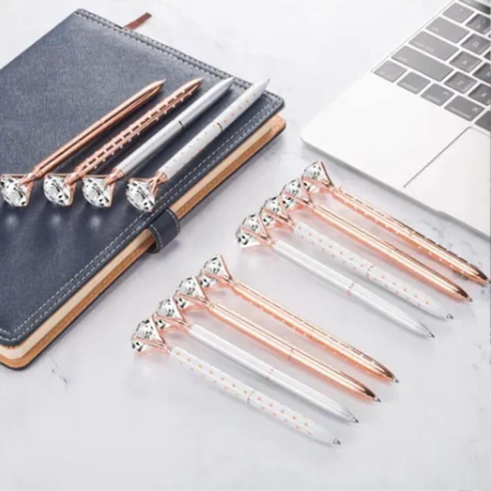 16Pcs Ball Point Pen Assorted Colors Replaceable Refill Elegant Widely Used Gel Pen for Study Office Business