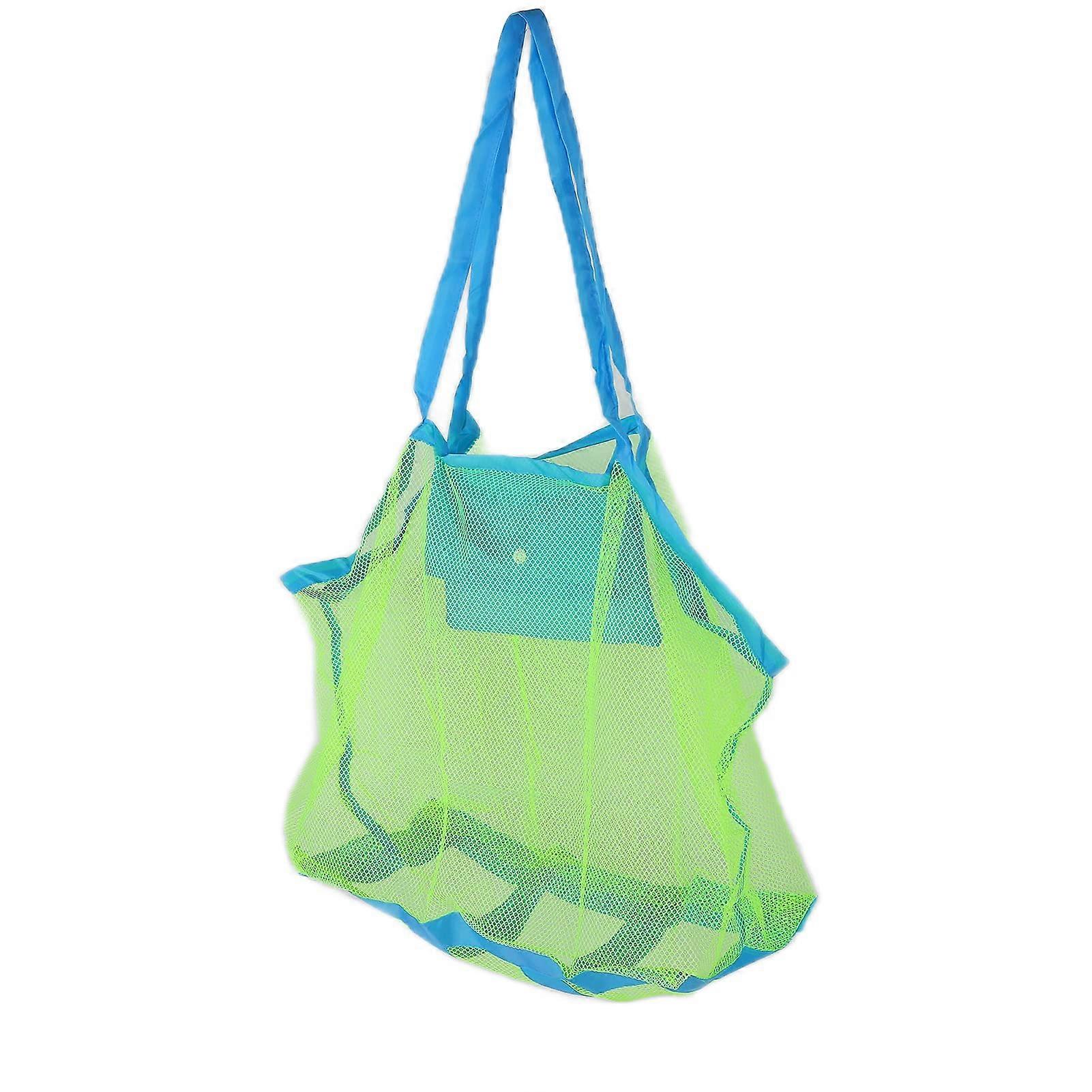 Large Capacity Beach Toy Storage Mesh Bag, for Travel and Picnics at the Beach, Ideal as a Kids' Toy Organizer Bag