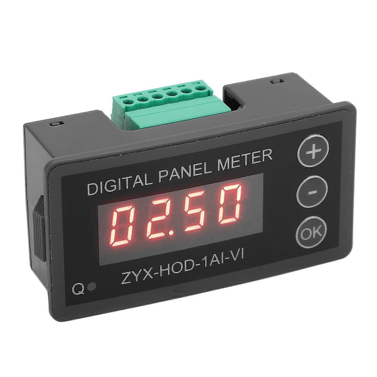 Signal Generator Panel Adjustable Digital Current Voltage Analog Simulator Panel for LED Testing 0‑20mA 0‑10V 7‑28VDC 