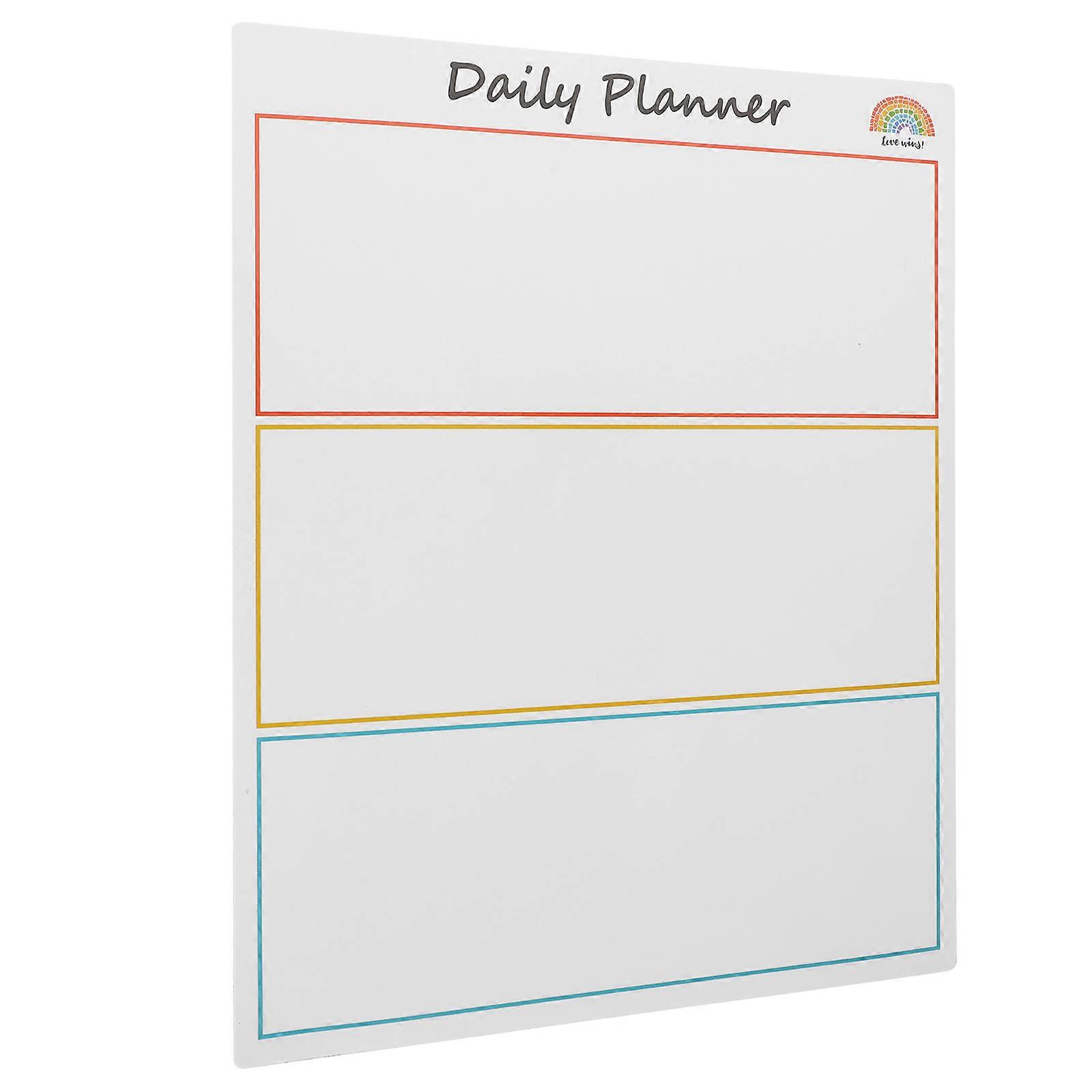 Magnetic Weekly Planner Whiteboard for Fridge & Wall – Reusable Erasable Schedule Board with Grocery List & Reminder Magnets for Home and Office Use