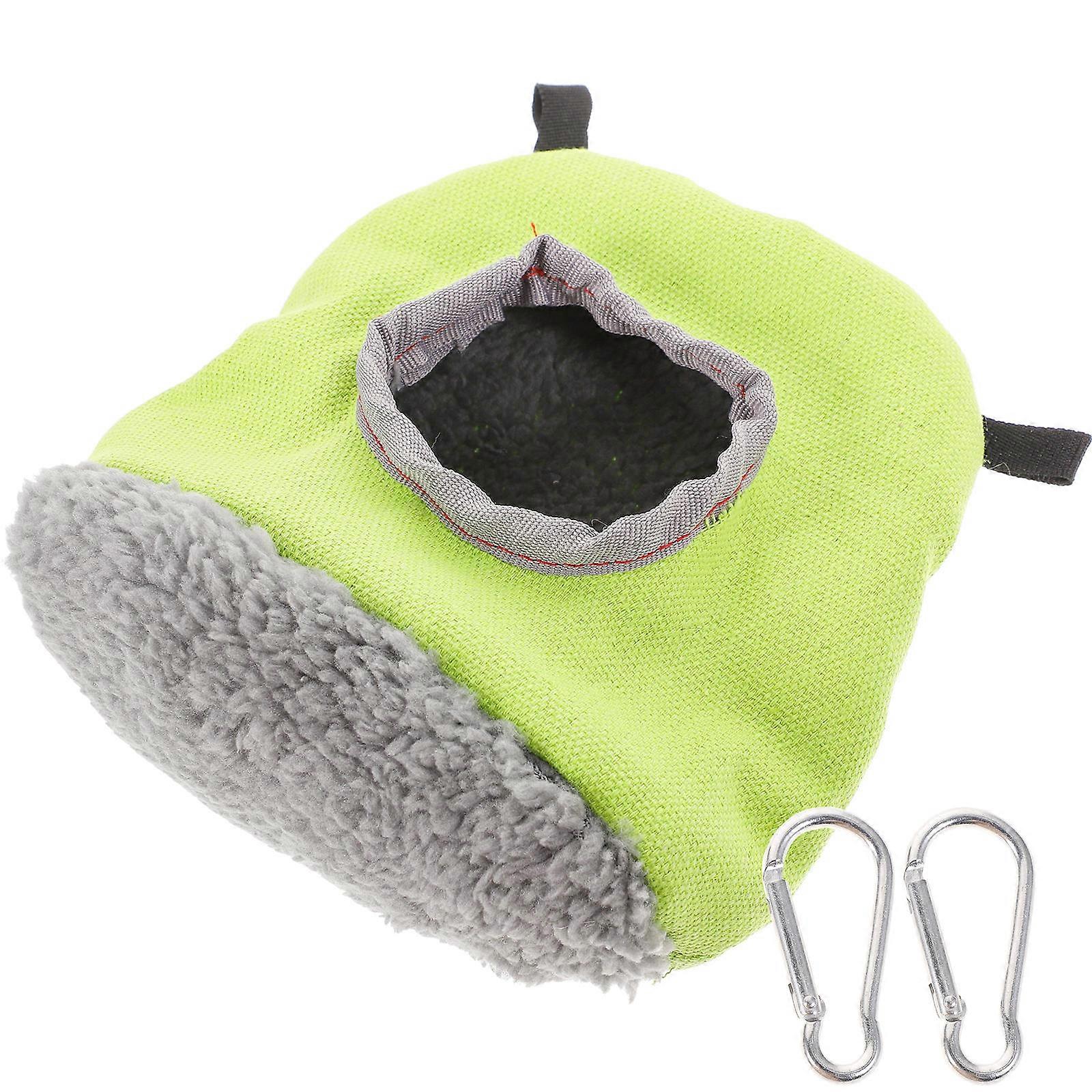 Round Cozy Hanging Bird Nest Premium Indoor Outdoor Parrot Bed House Random Color Size S
