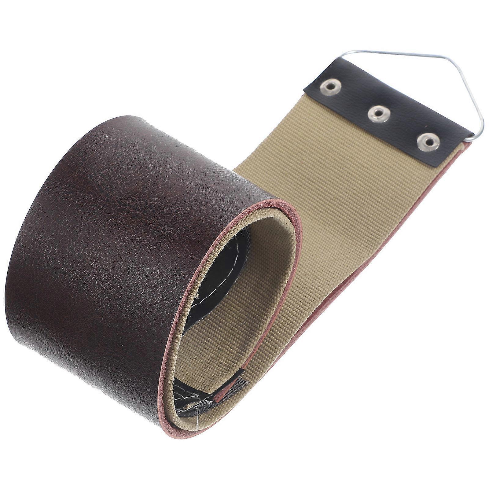 Thick Canvas Sharpening Tool Leather Sharpening Strap for Professional Use 48.5x6x1cm Maintenance 1Set