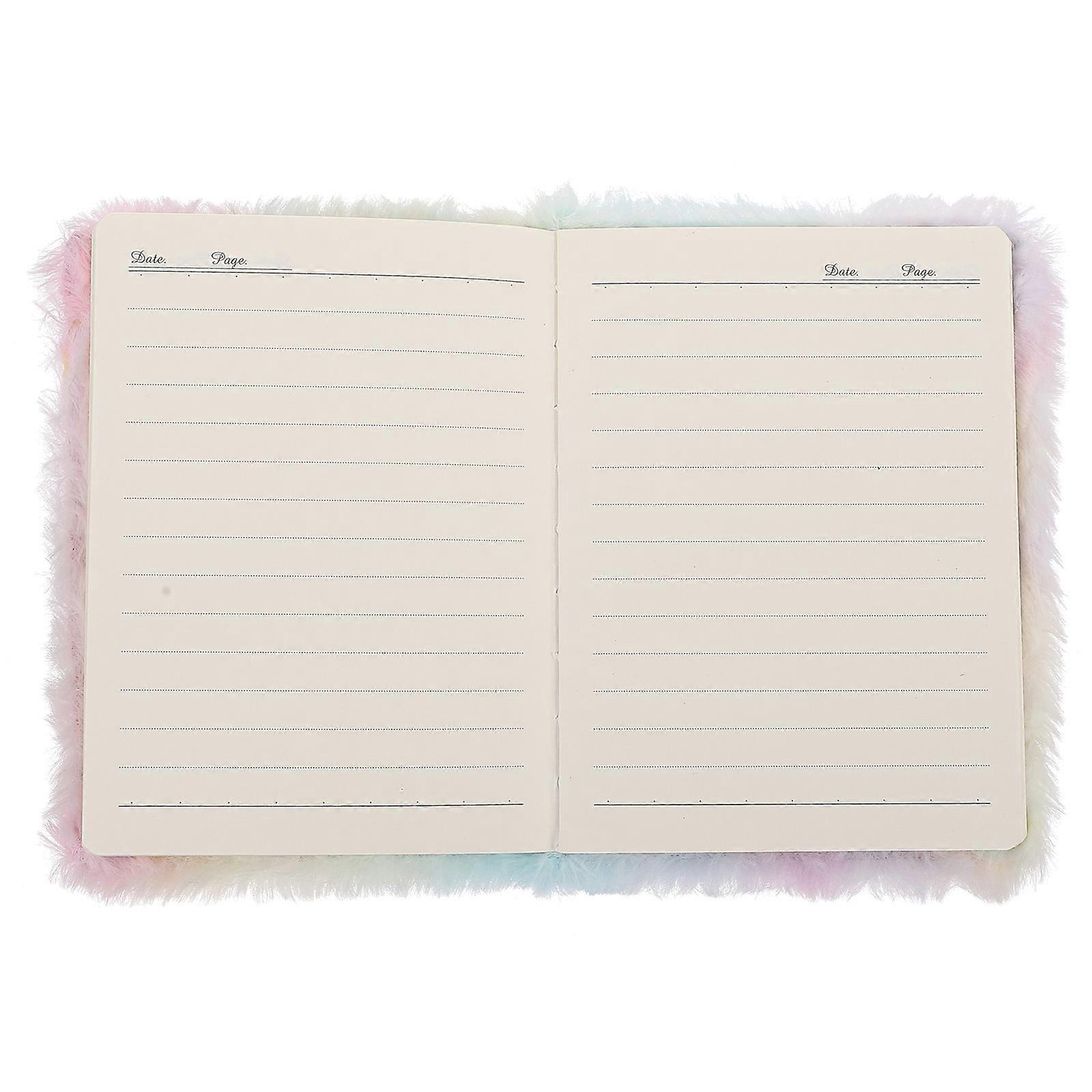 Small Notebook Journal Book Double-Sided Writing Multi-Colored 14x11x2cm Durable Use 1Pcs