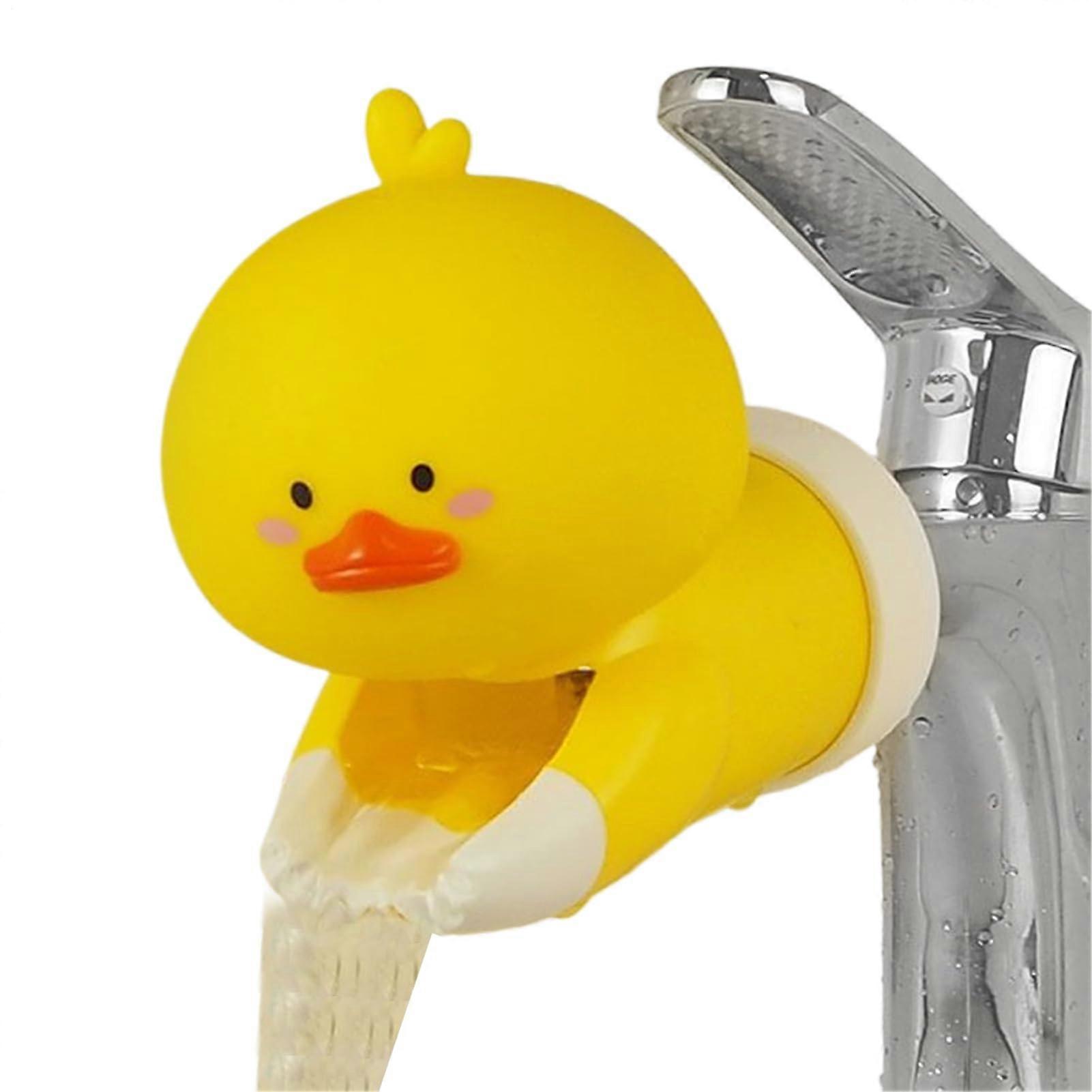 Kids Sink Extender, Soft Faucet Extender, Splash Guard, Universal Fit, Bathroom And Kitchen Sinks