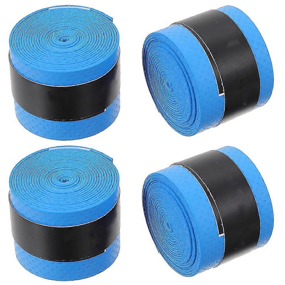 Drumstick Grip Anti Slip Wraps For Percussion Instruments Blue 3x3x2.5cm Sweat Absorption 4Pcs