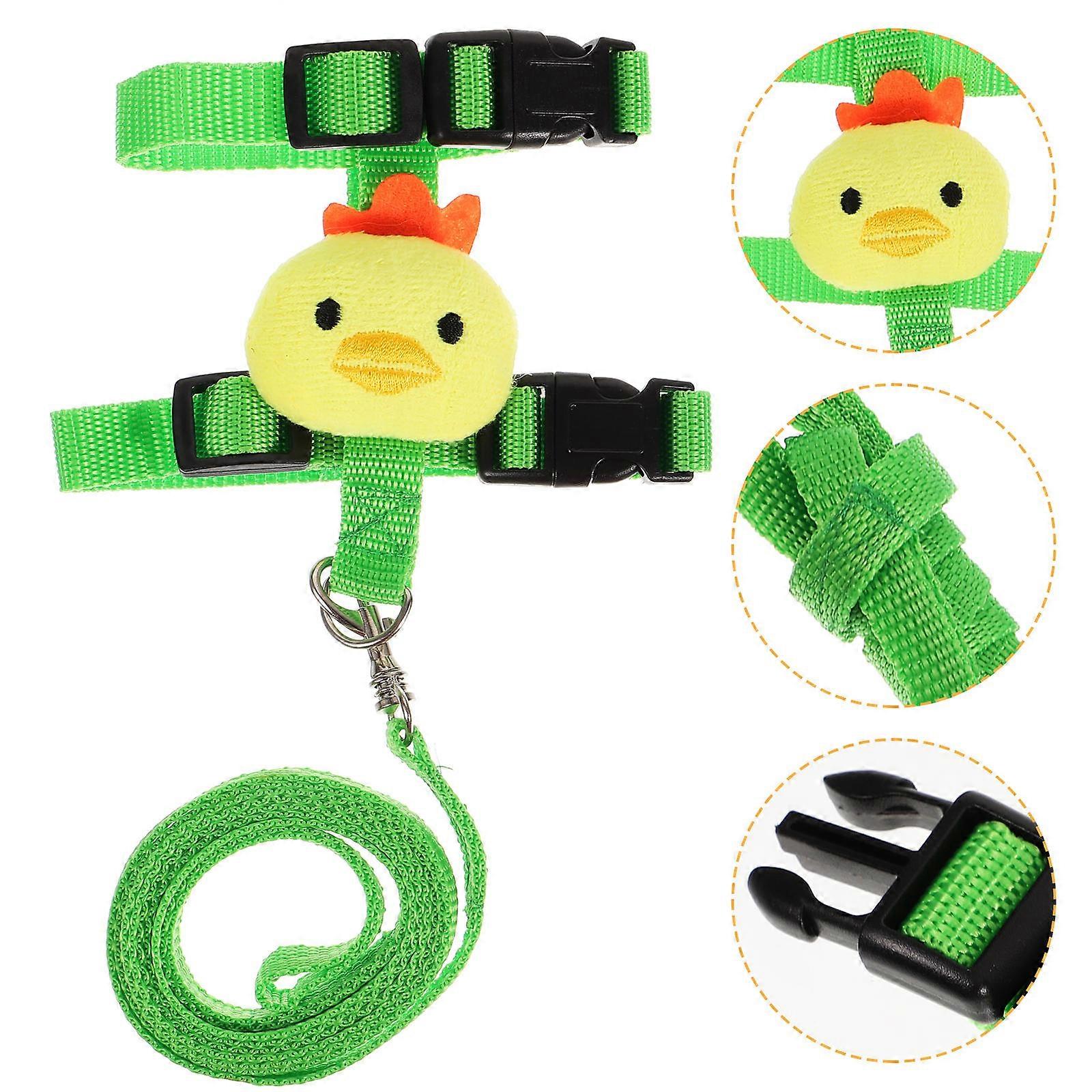 Practical Bunny Leash H-Shape Polyester Harness for Pet Parties Daily Life 1Set