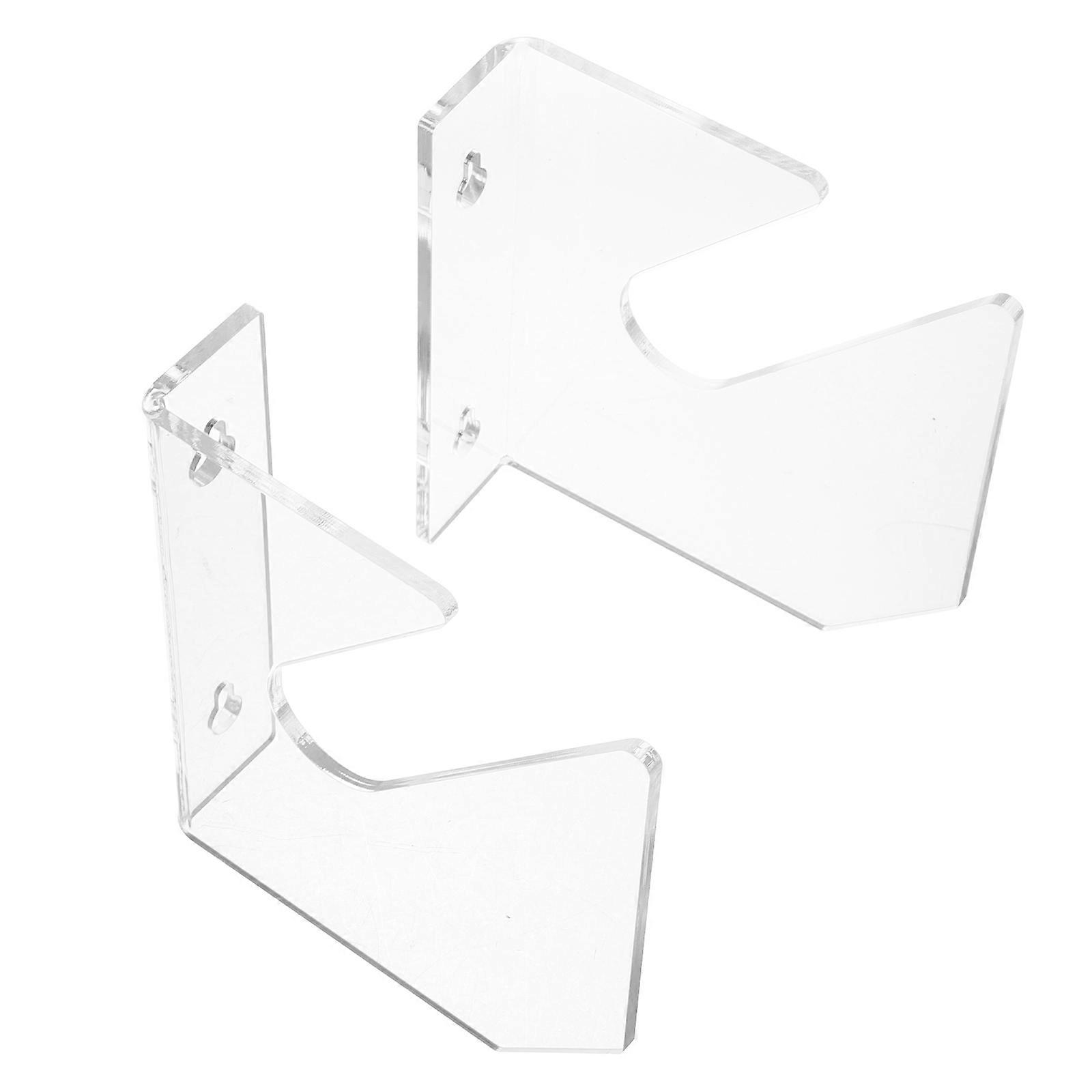Transparent Acrylic Skateboard Wall Mount for Display and Storage Holds Two Skateboards Simultaneously 4.7 Inches