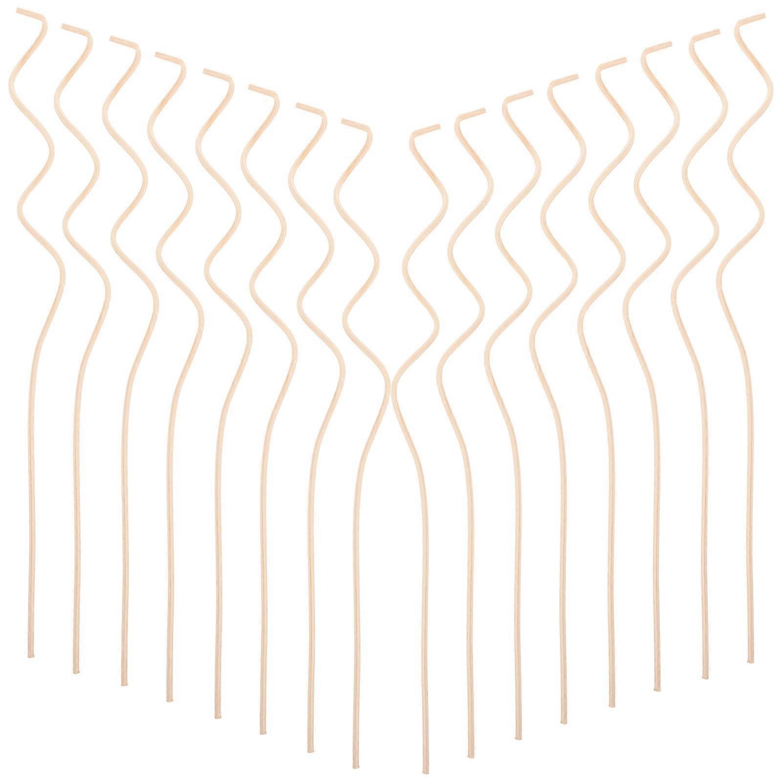 Natural Rattan Diffuser Sticks for Aromatherapy and Decoration Khaki Color 20 Pieces