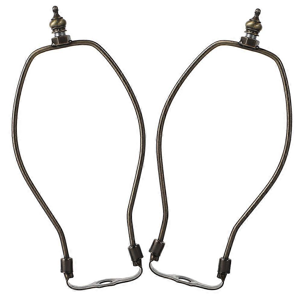 Lampshade Harp Bracket Lamp Shade Holders Home Use Black Sturdy And Durable 2Pcs