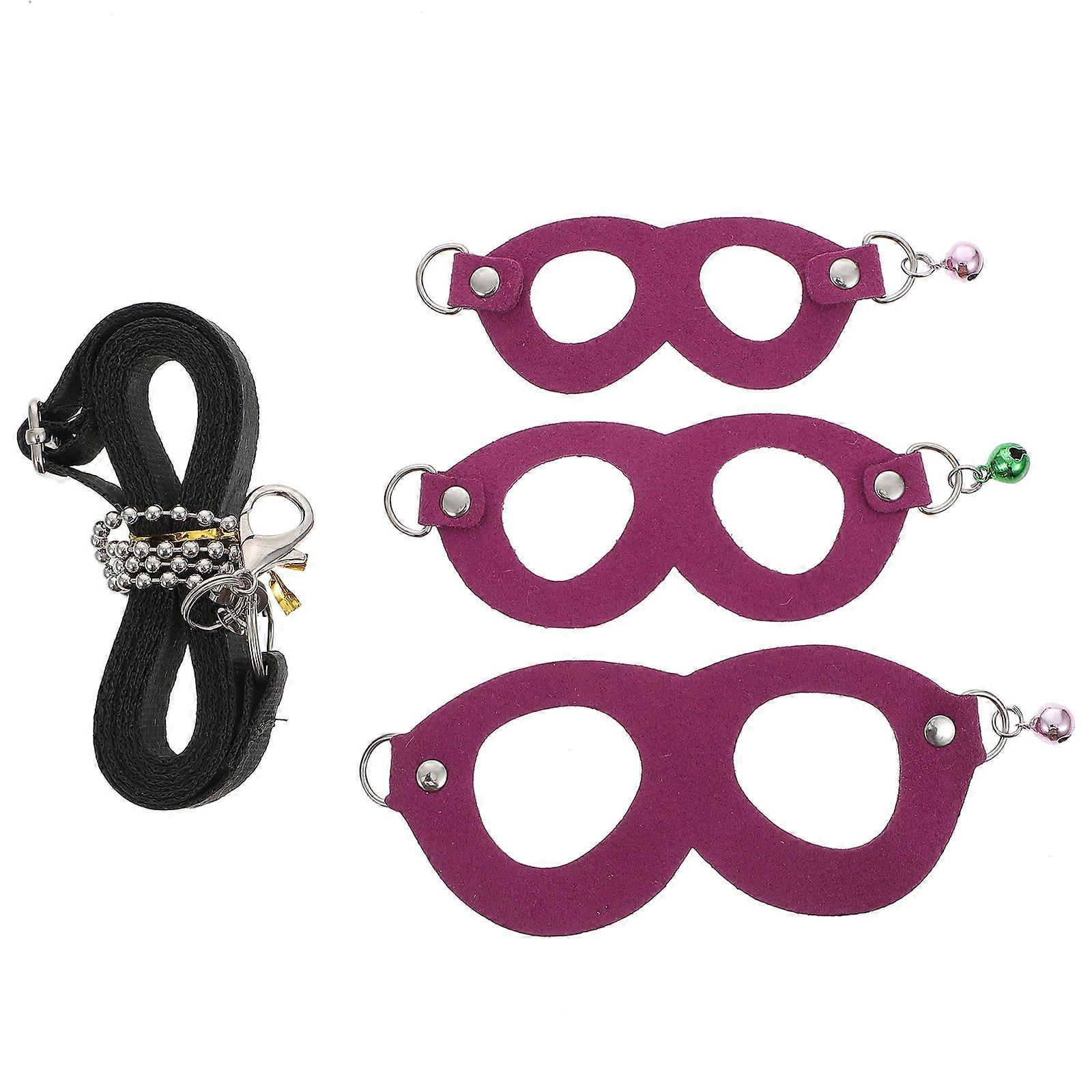 Sugar Glider Traction Rope Harness Small Pets Pet Training Fashion Design Wool Material 1 Set