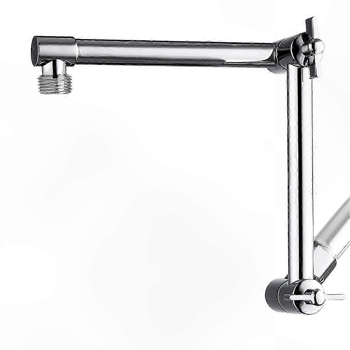 Locking Adjustable Shower Arm Extension for Flexible Positioning