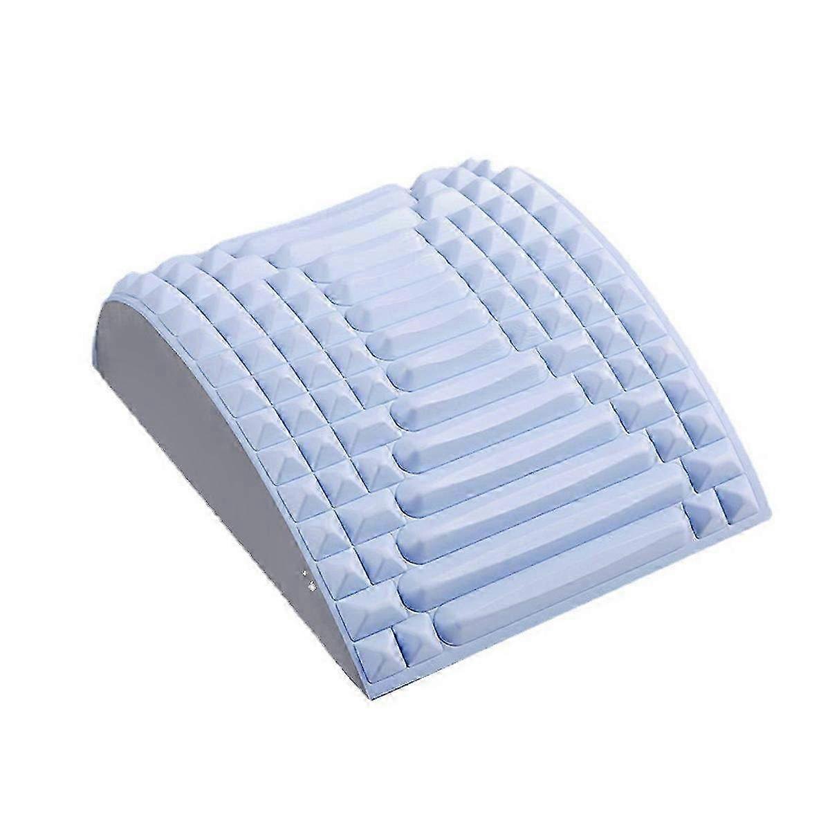 2-in-1 Back and Neck Stretcher with Lumbar Pillow - Orthopedic Support for Pain Relief & Posture Correction