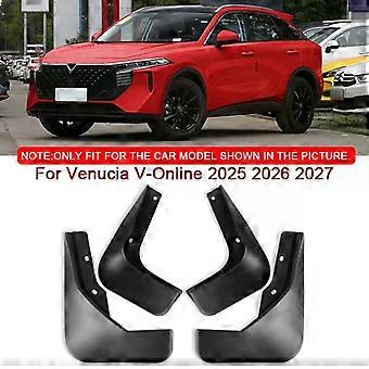 For Venucia V-Online 2025 2026 2027 Bilstyling ABS Skvettlapper Skvettskjermer Skvettlapper Forskjerm Bak Tilbehør-xj