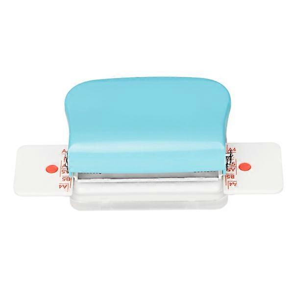 Manual Binding Machine Multifunctional 6 Hole Cinch Book Binding Machine for Home Office Light Blue