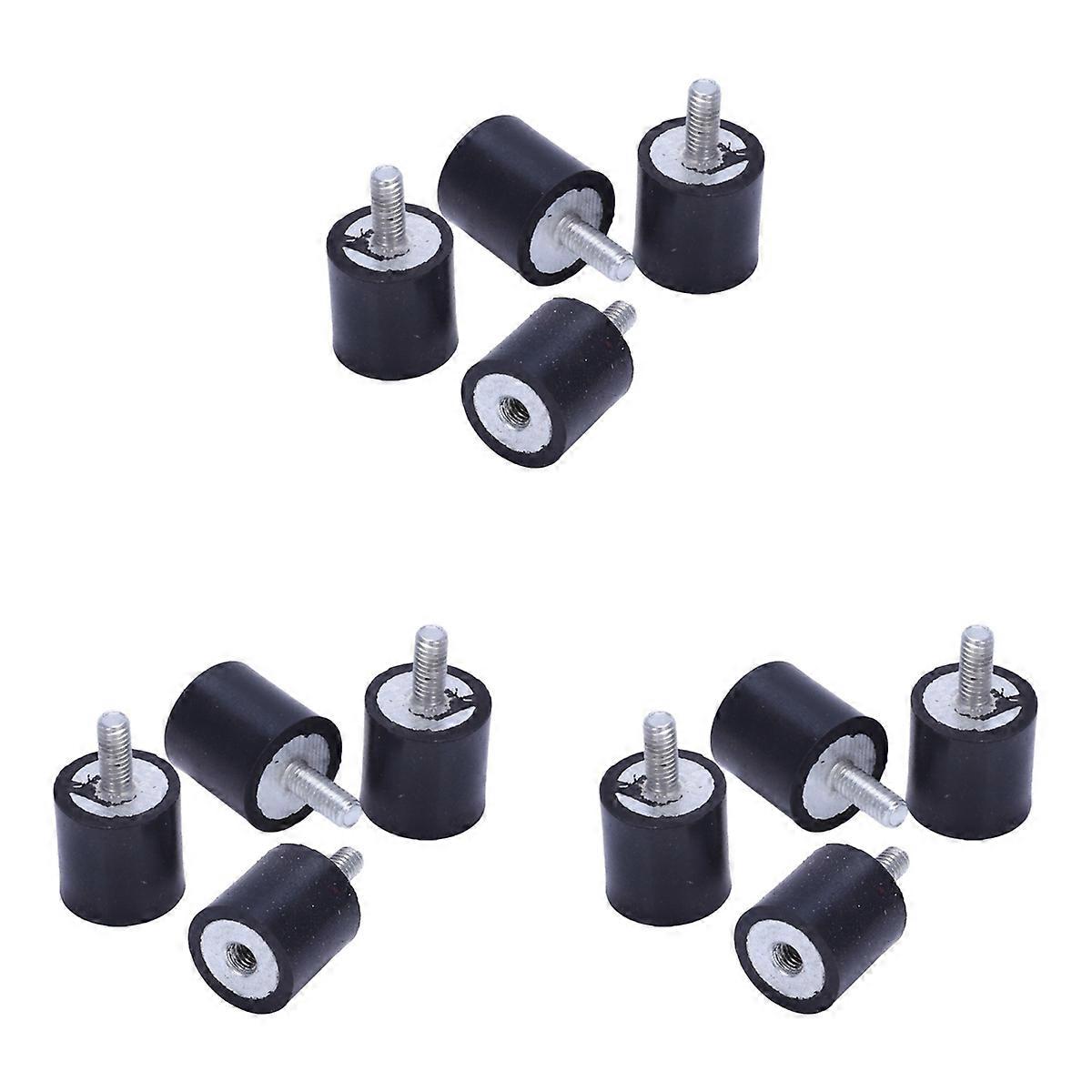 12Pcs Anti Vibration Rubber Buffer Insulator Attachment 15mmx15mm
