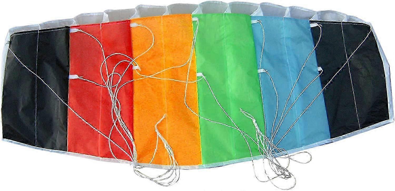 Staright 114227m Colorful Double Flying Line Wing Kite Stunt Power Kite Soft