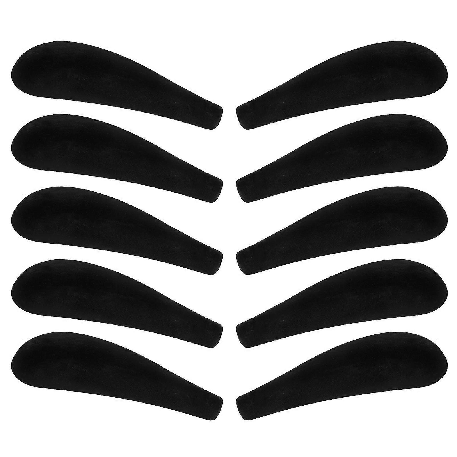 Flocked Shoulder Pads for Hangers 10 Pcs Wardrobe Organizer for Dresses & Tops