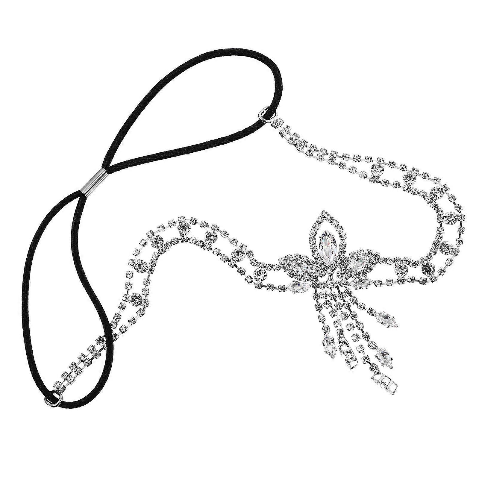 Faixa de cabeça com strass, durável e atraente para eventos formais