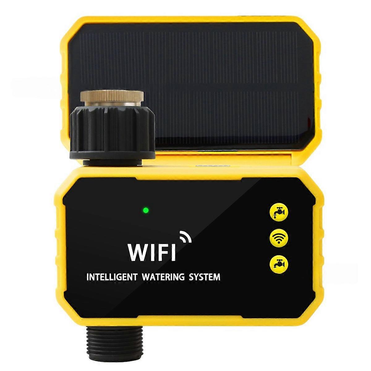 Solar WiFi Sprinkler Timer Remote App Control Automatic Watering