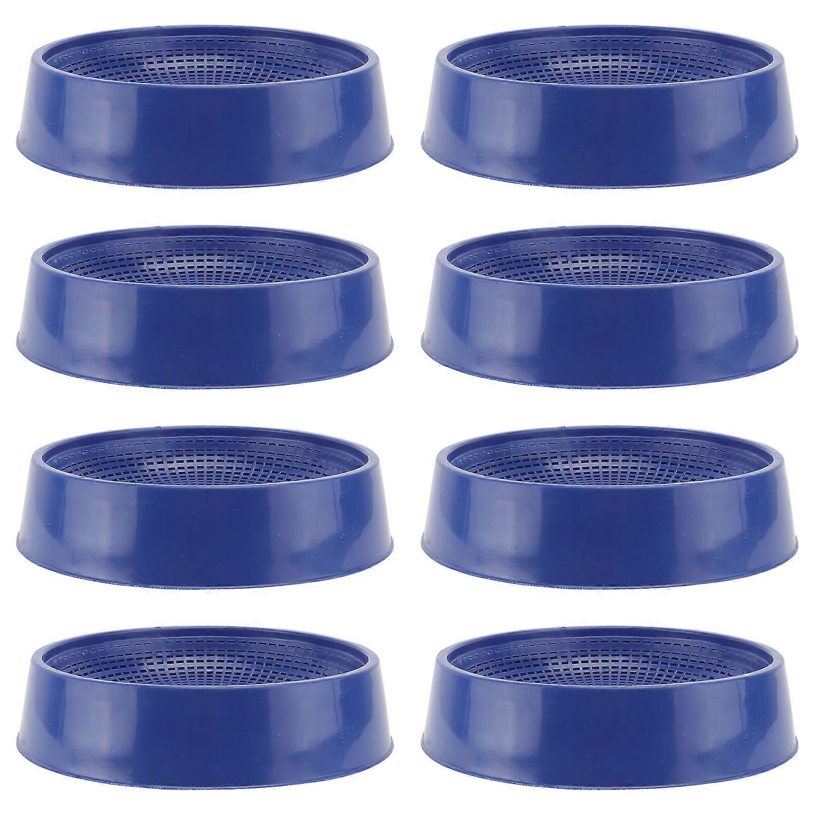 Blue Plastic Bird Nest for Small Birds and Decorations Round Design Creates Comfortable Warm Nest for Pet Use