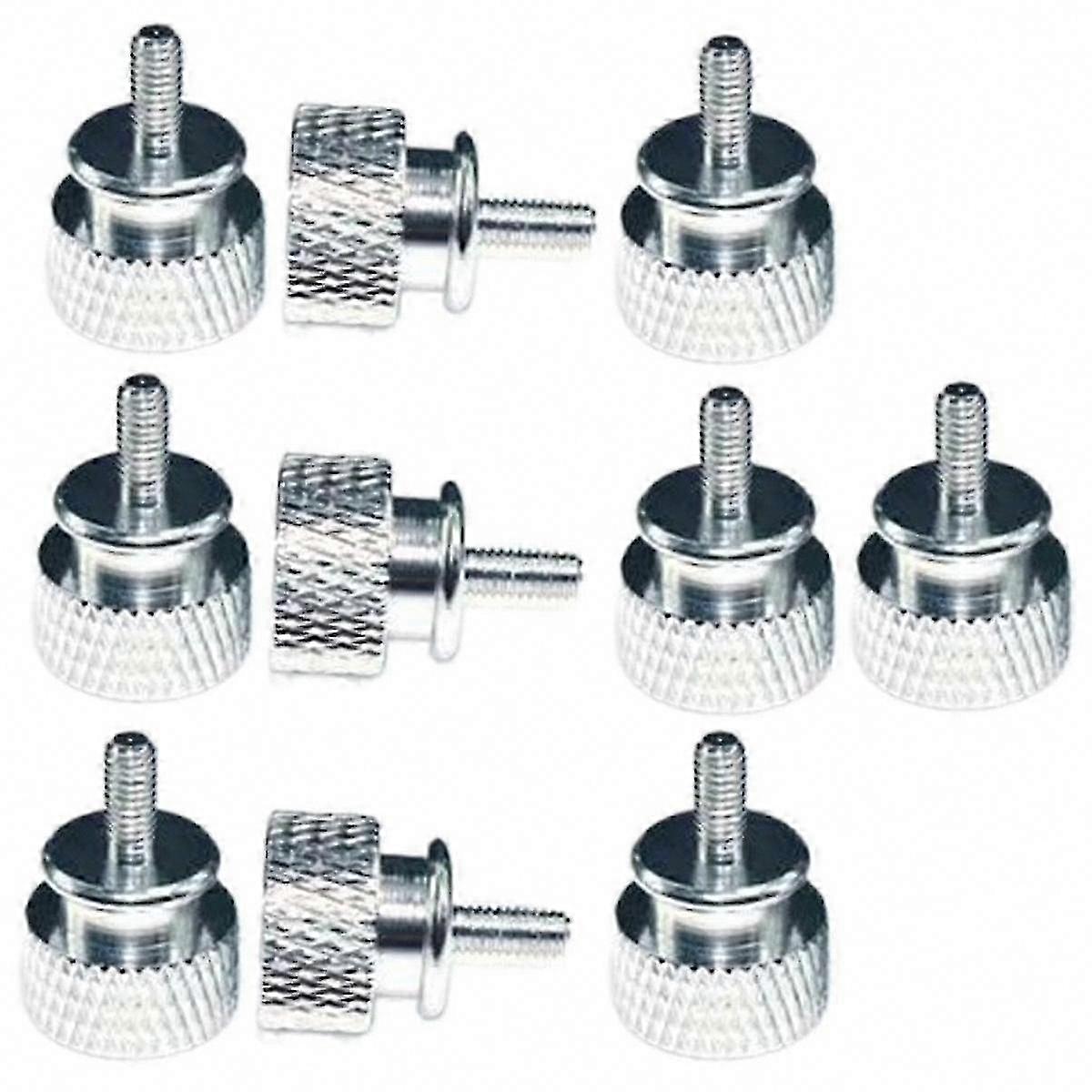 10Pcs UNC6-32 M3.5 Hand Screws for GPU Holder PSU Computer Case Side Panel PC Assembly
