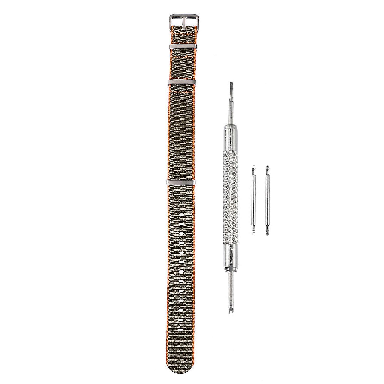 Sweat Resistant Universal Watch Band Classic Design Compatible With Various Occasions In 22MM Size 1 Pc