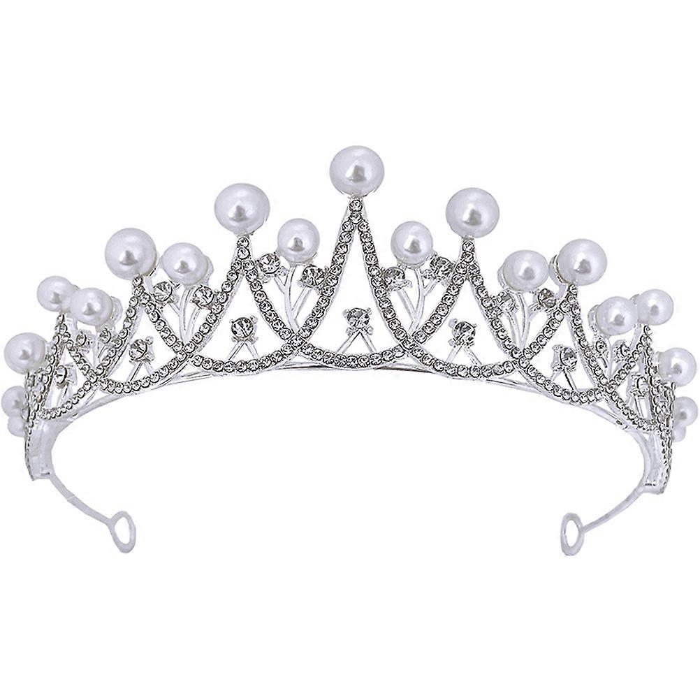 Pearl Headband Wedding Headdress Decor For Women With Shape And Visual Effect Enhancement 1Set
