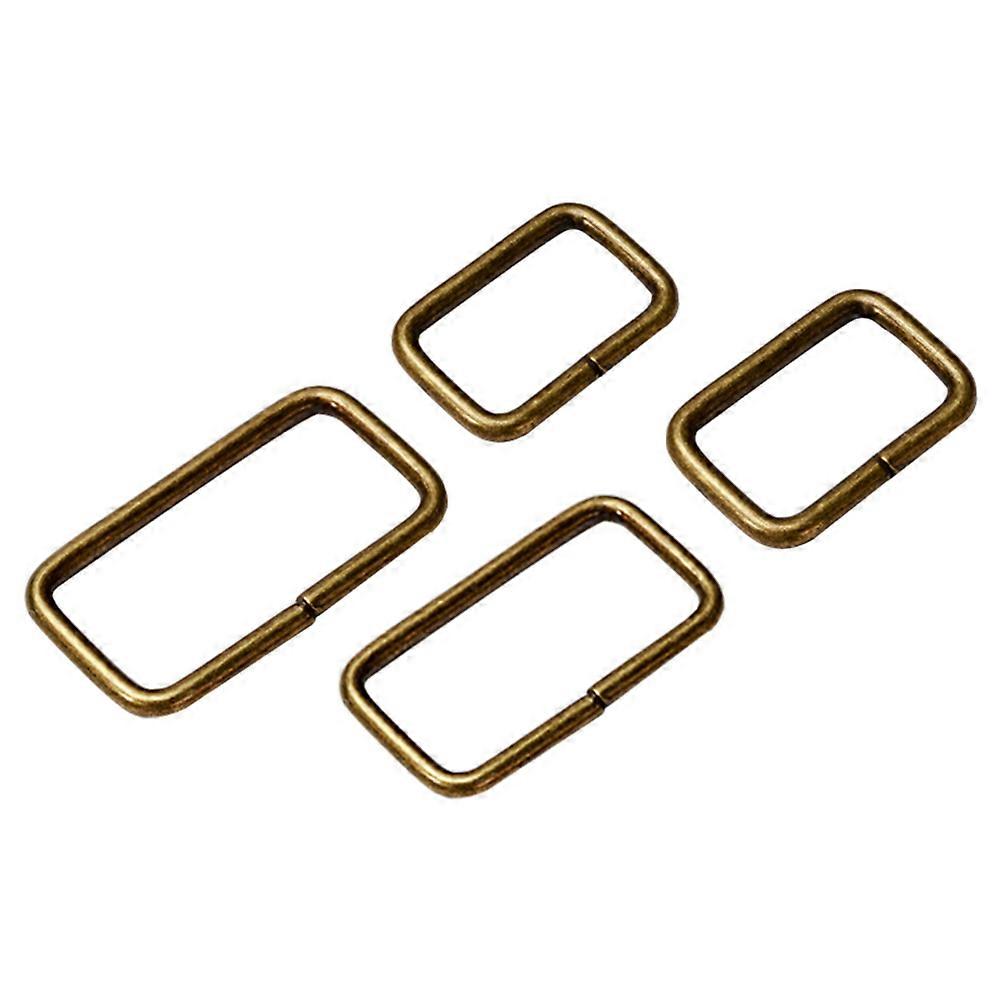 Durable Metal Buckle for Shoes Belts Bags Golden Color 100 Pieces