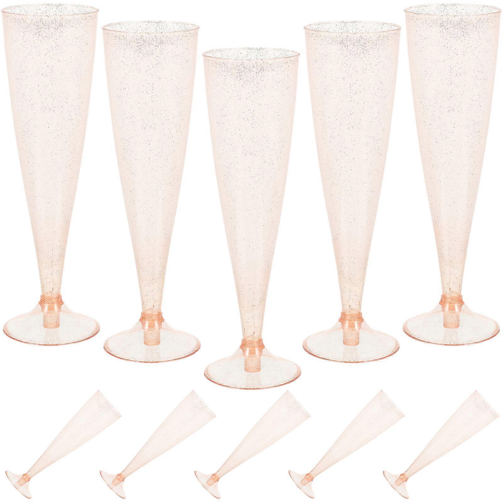 Disposable Cocktail Cups 10Pcs Great For Parties Gatherings And Celebrations Sturdy And Elegant Pink Drinking Goblets Suitable For Various Occasions
