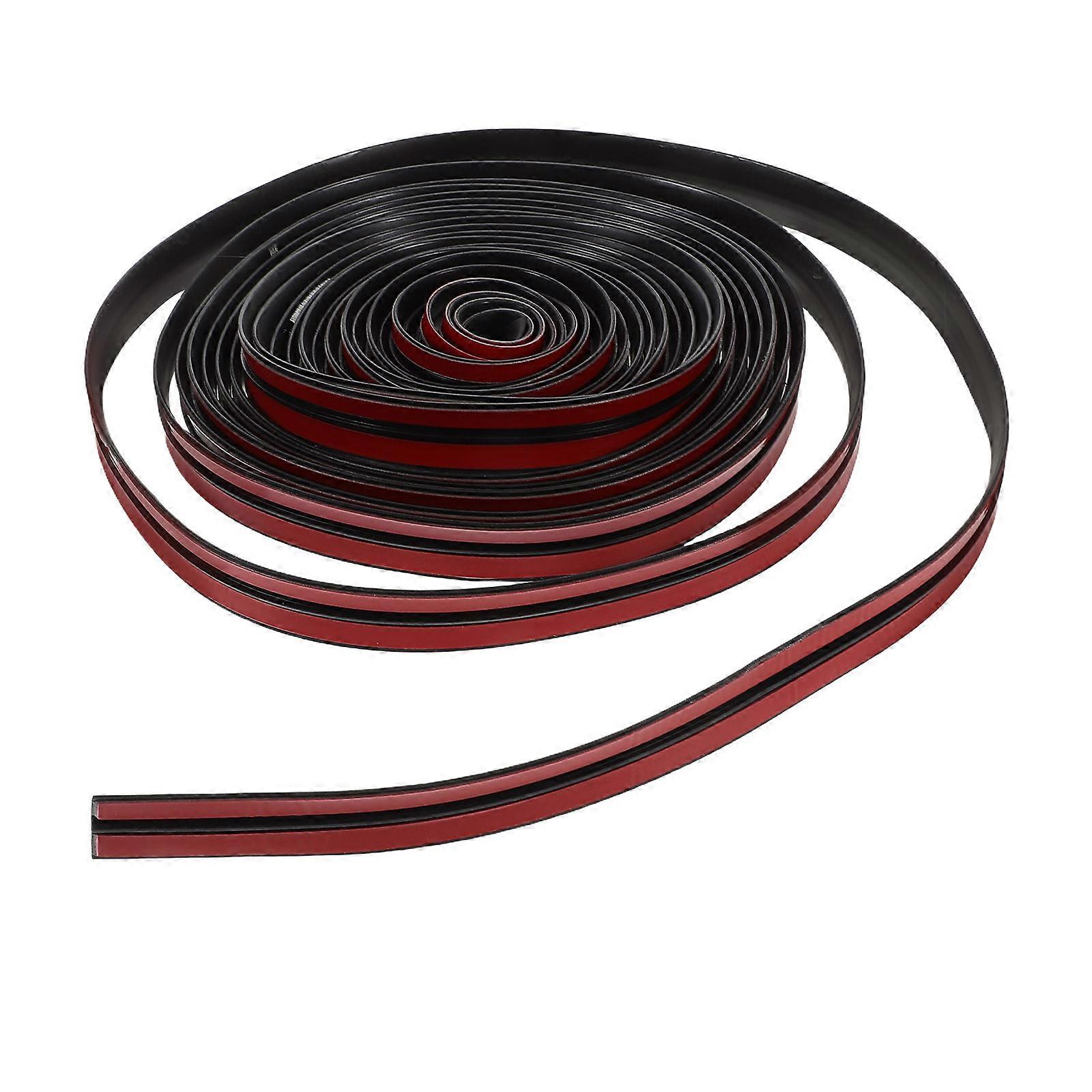 Windshield Weather Stripping Rubber Seal Strip 1Set Designed For Automotive Door Outer Glass Gap And Easy Installation