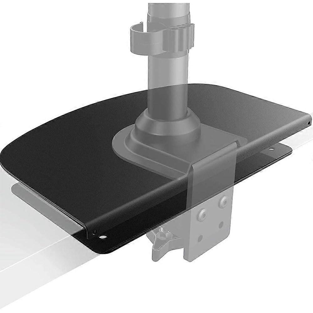 Monitor Mount Reinforcement Plate for Thin Glass and Other Table Tops, Steel Monitor Mount Reinforcement Plate, for Most Monitor Desk Mounts