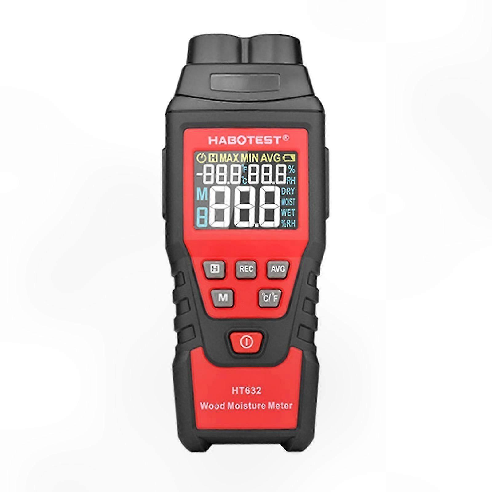 Digital Moisture Detector Moisture Tester Pin-type Water Leak Detector For Wall