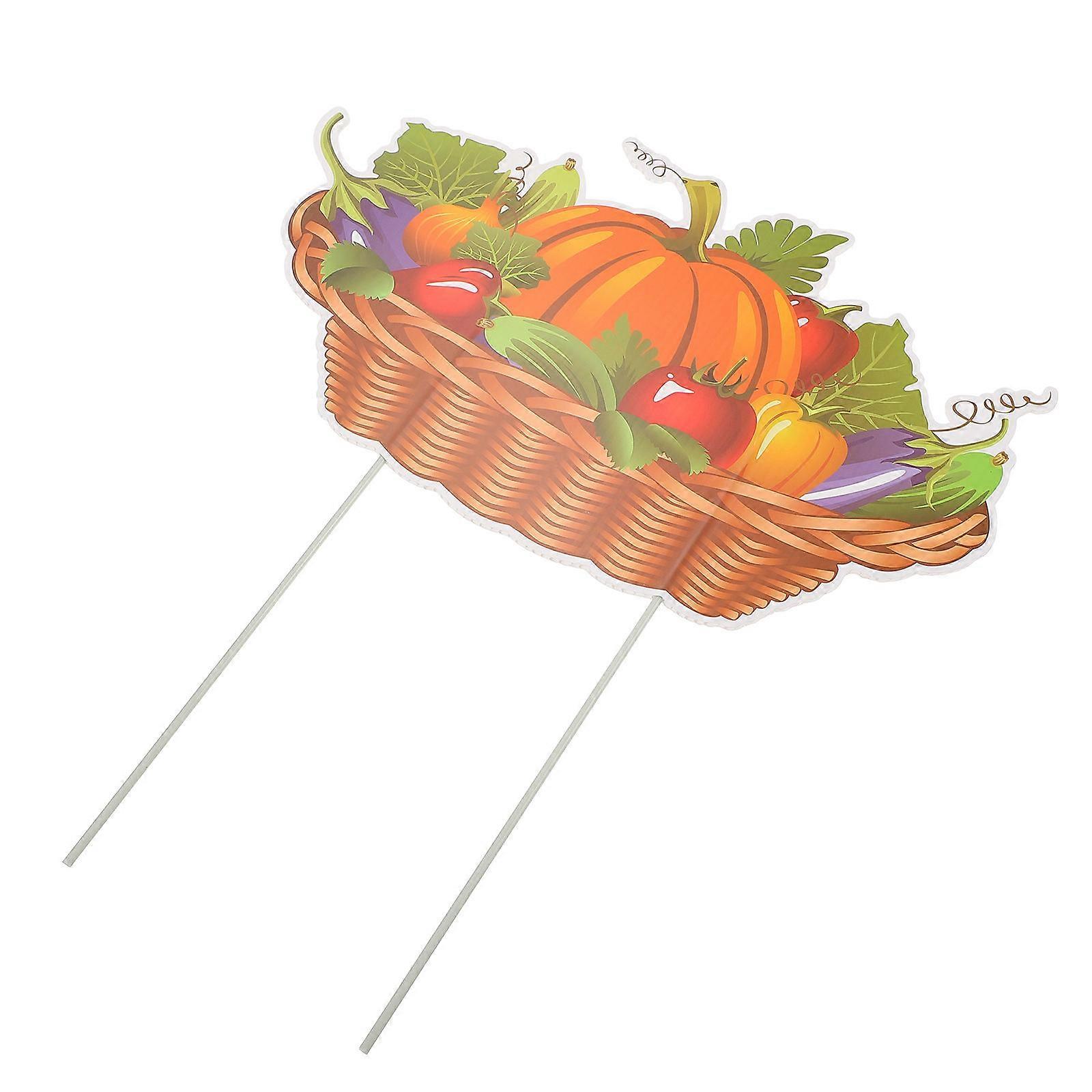 Thanksgiving Outdoor Decoration Sign for Courtyards, Gardens, Lawns and Events – Bright Colors, Lifelike Design