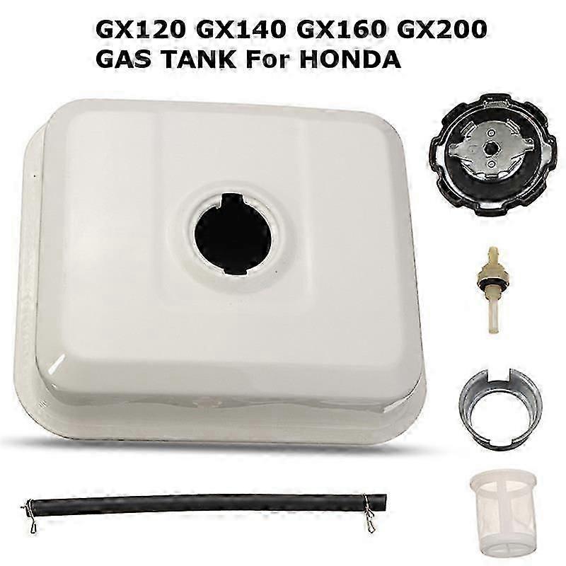 1 Set ATV Engine Gas Tank 3L Fuel Tank Engine Cap Filter White For GX120 GX140 GX160 GX200 ATV Quad Go Kart Gas Engine