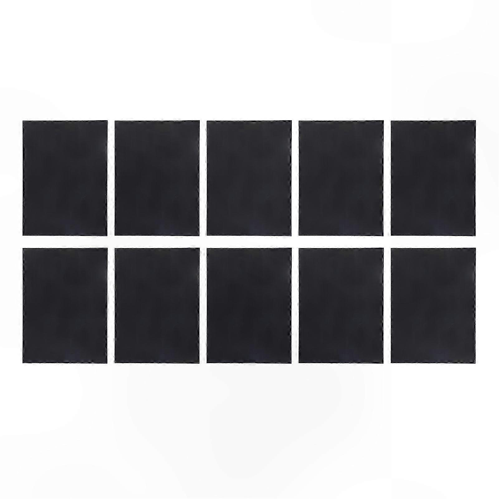 Black Double-Sided Laser Marking Test Paper, 210x285mm, 10 Sheets for Engraving Machine Focus Adjustment