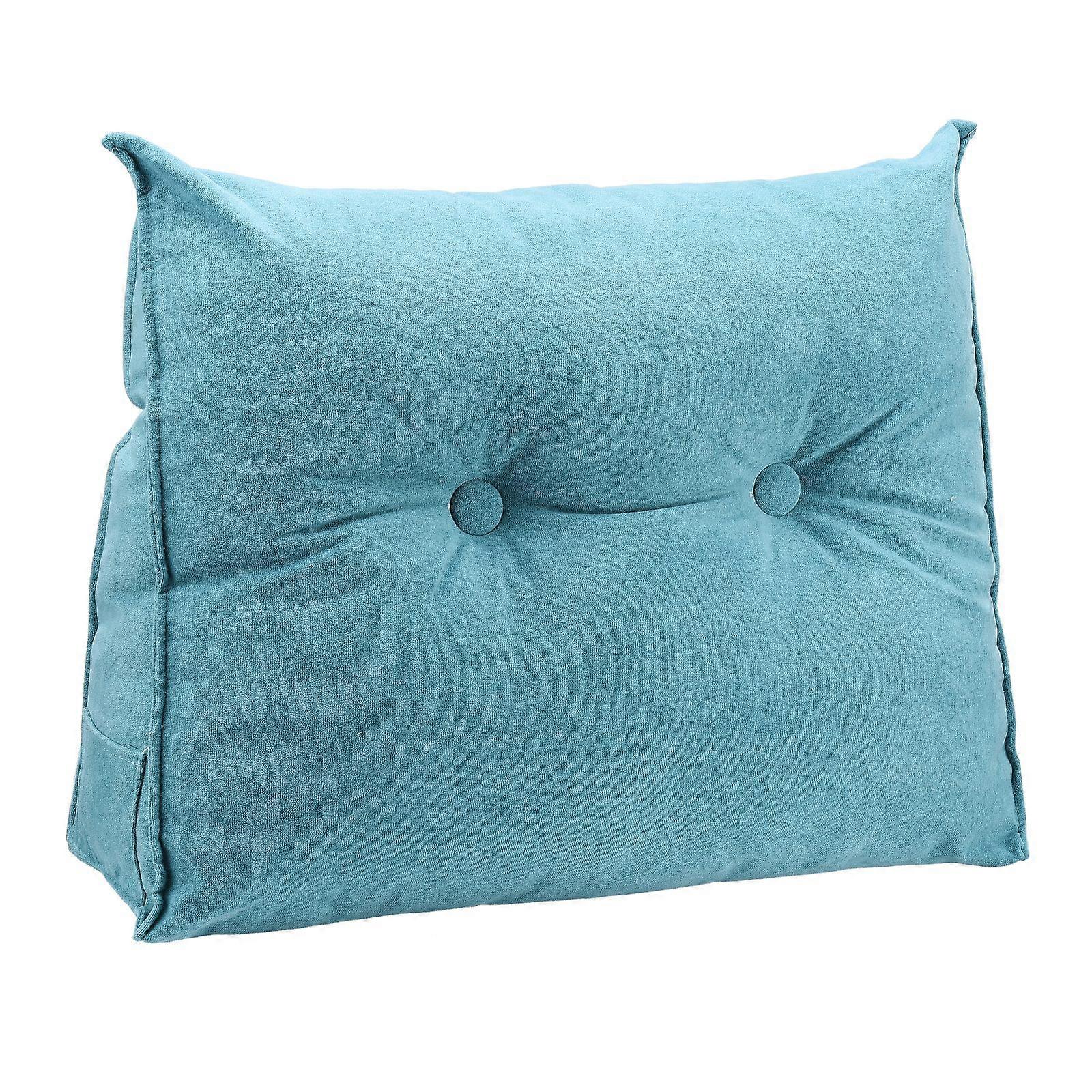 Headboard with triangular cushion and large backrest, lumbar cushion, tatami, soft package